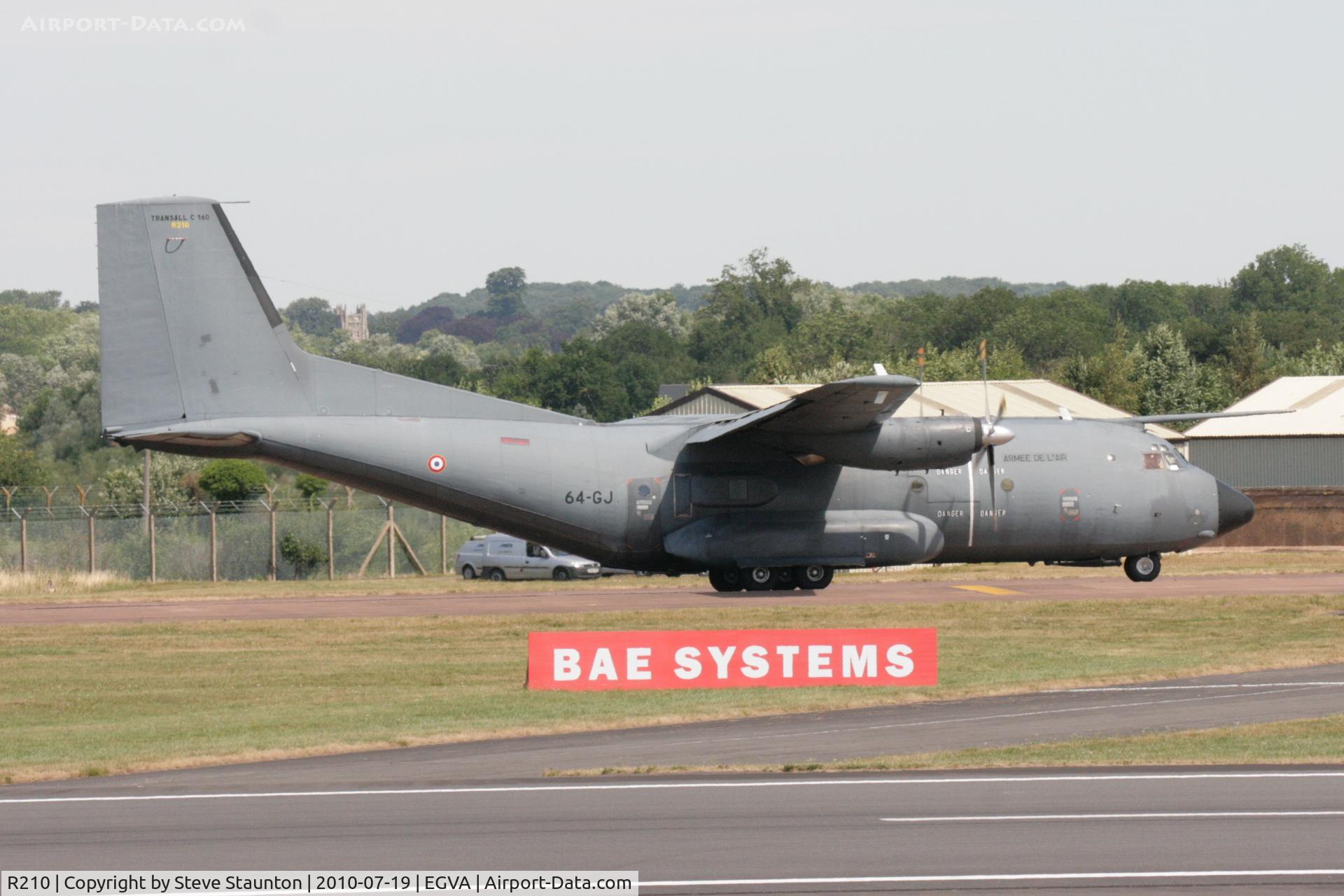 R210, Transall C-160R C/N 213, Taken at the Royal International Air Tattoo 2010
