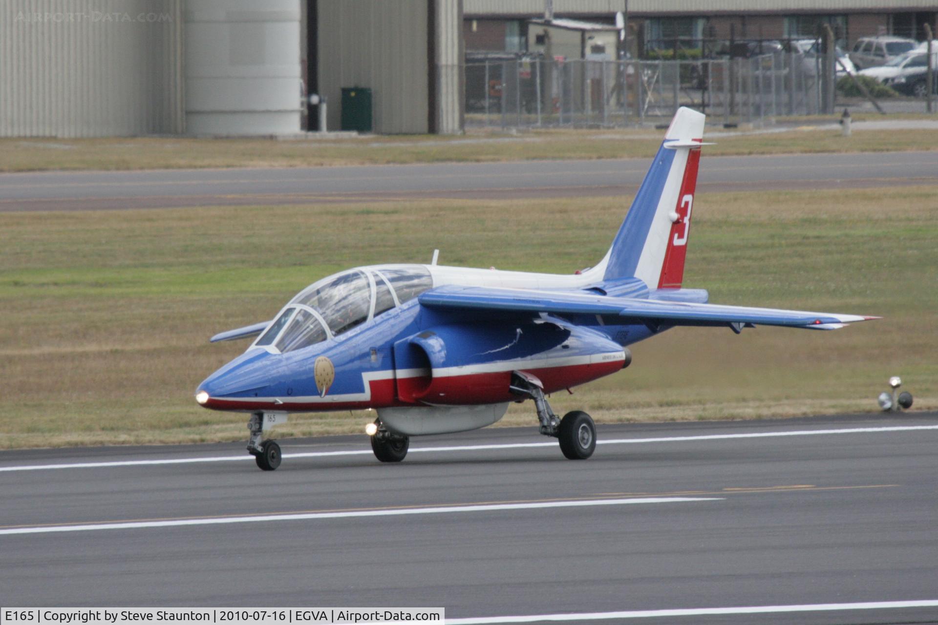 E165, Dassault-Dornier Alpha Jet E C/N E165, Taken at the Royal International Air Tattoo 2010
