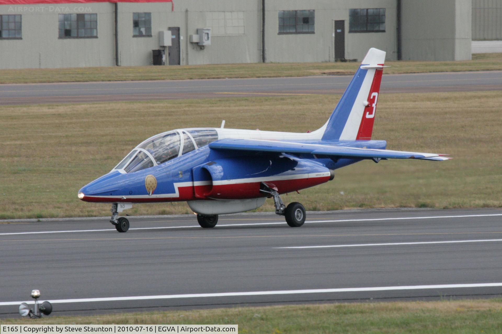 E165, Dassault-Dornier Alpha Jet E C/N E165, Taken at the Royal International Air Tattoo 2010