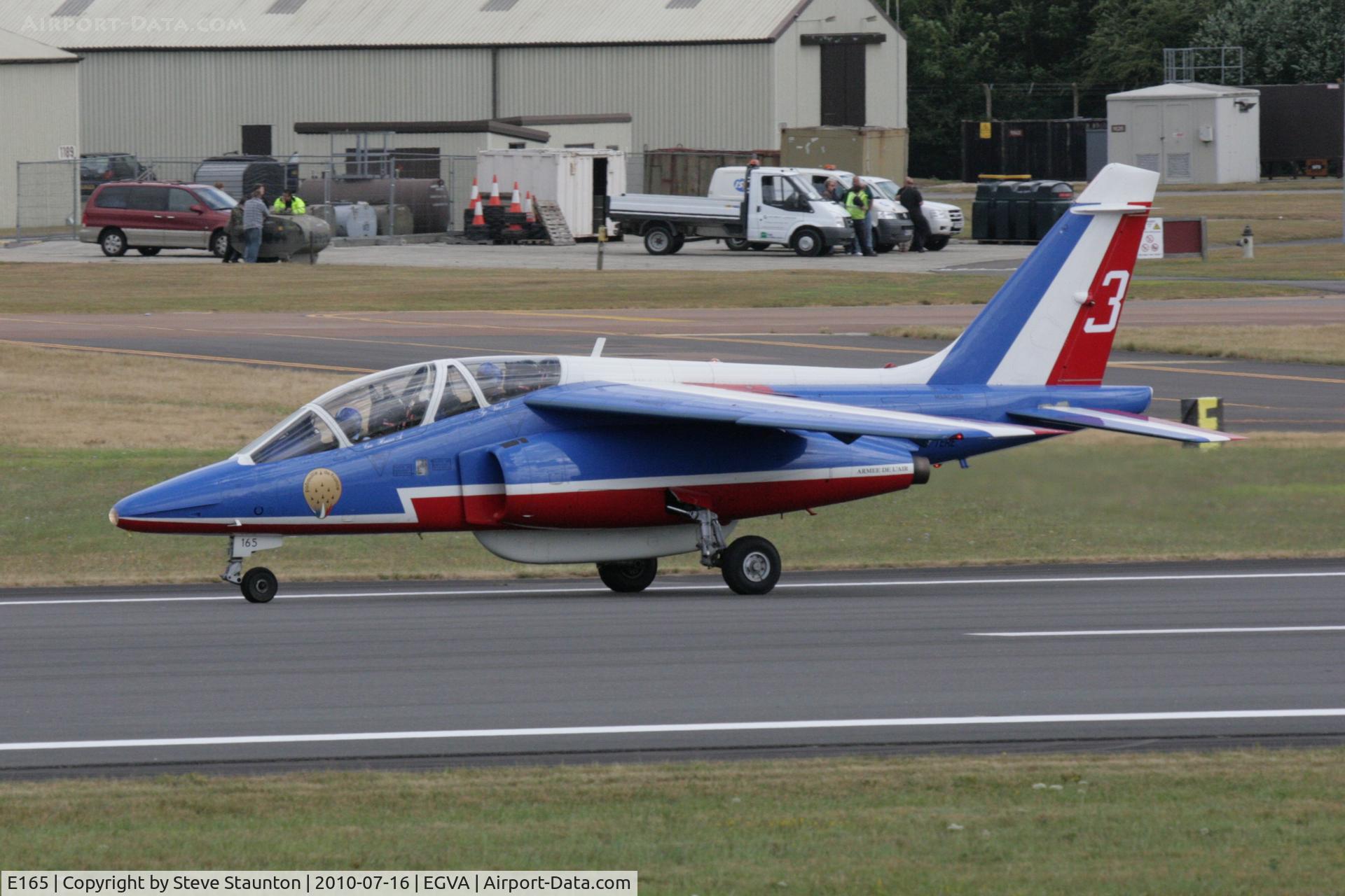 E165, Dassault-Dornier Alpha Jet E C/N E165, Taken at the Royal International Air Tattoo 2010