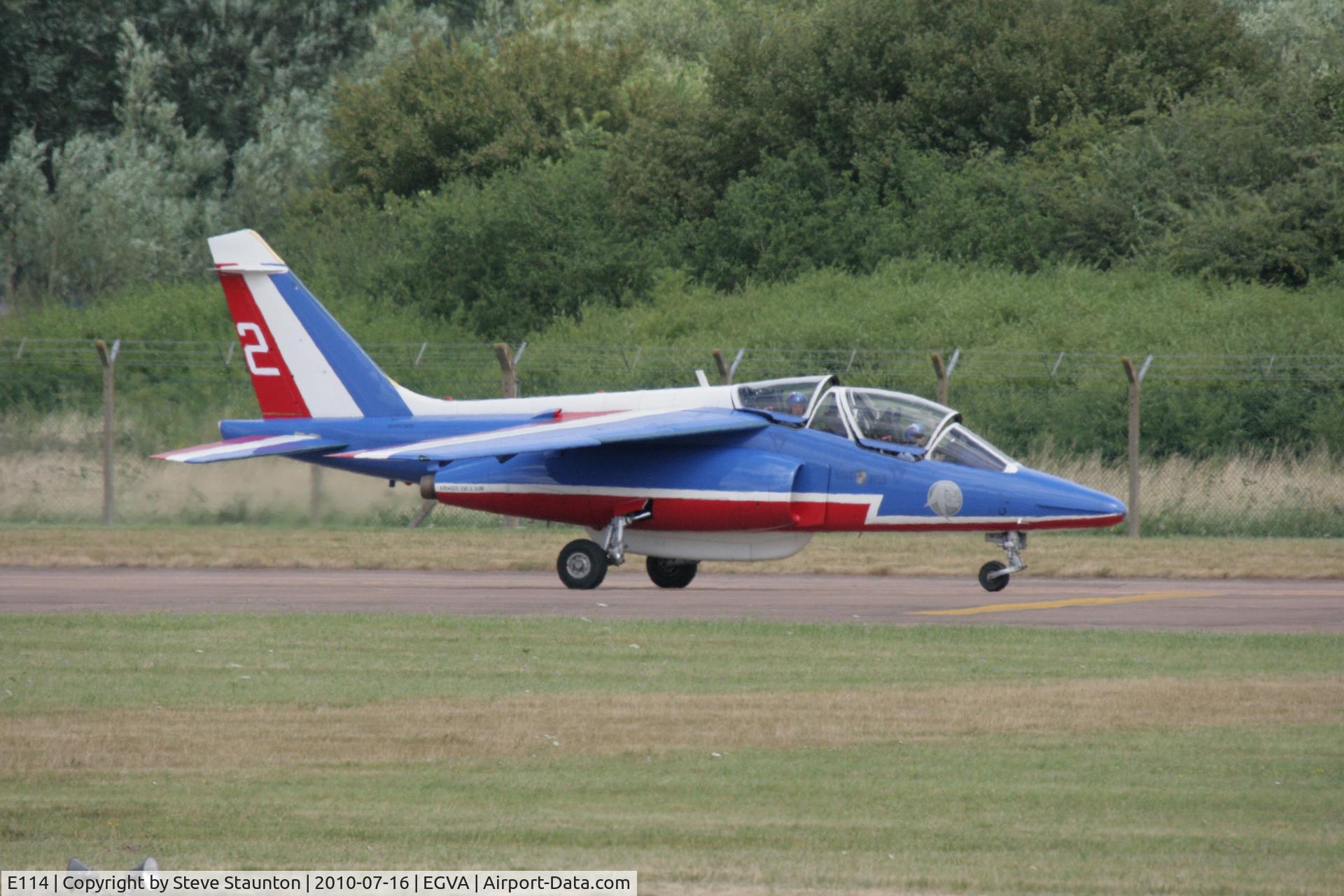 E114, Dassault-Dornier Alpha Jet E C/N E114, Taken at the Royal International Air Tattoo 2010