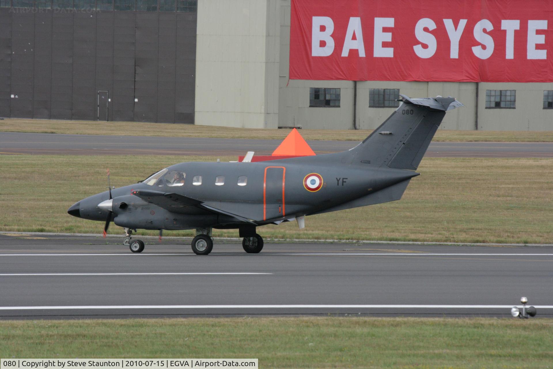 080, Embraer EMB-121AA Xingu C/N 121080, Taken at the Royal International Air Tattoo 2010