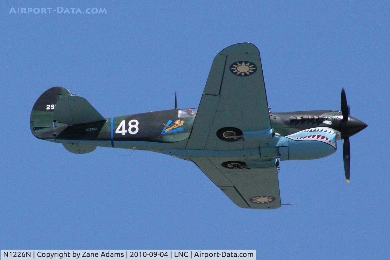 N1226N, Curtiss P-40N Warhawk C/N 29629, At Lancaster Municipal - Warbirds on Parade Fly-in.