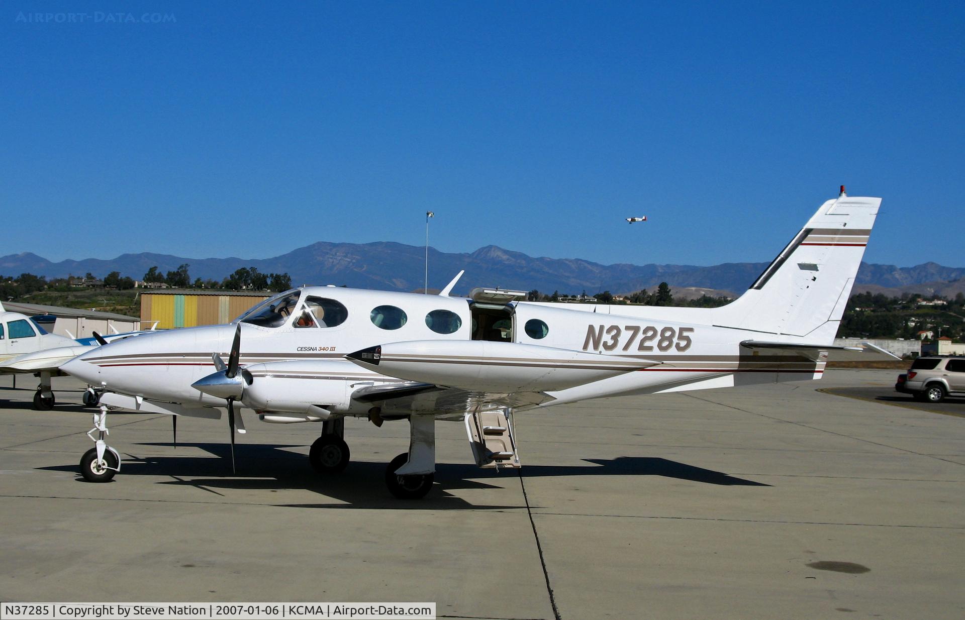 N37285, 1979 Cessna 340A C/N 340A0953, Very sharp 1979 Cessna 340A at Camarillo Airport (CA) home base on sunny, balmy January day
