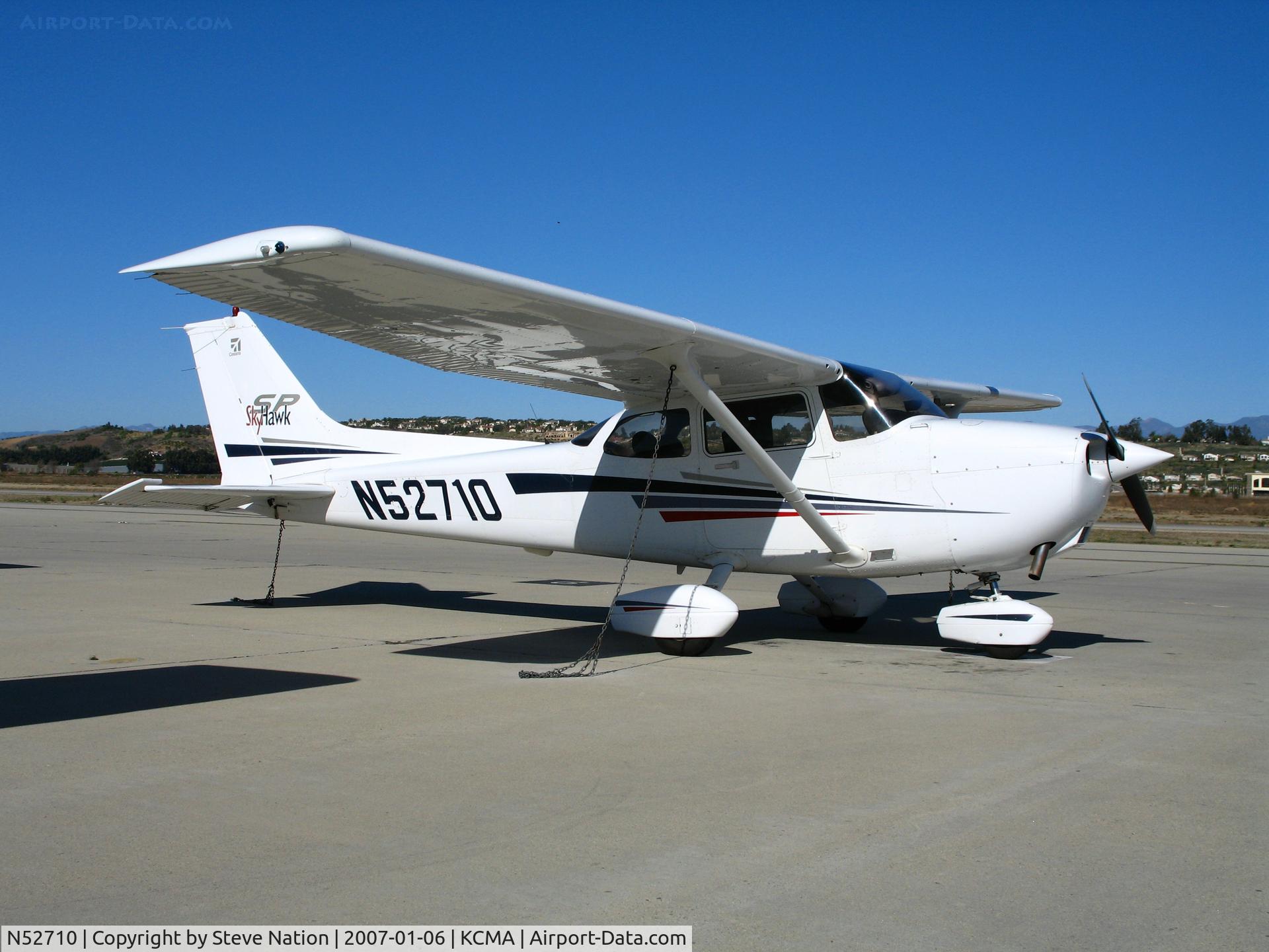 N52710, 2002 Cessna 172S C/N 172S9191, 2002 Cessna 172S at Camarillo Airport (CA) home base on sunny, balmy January day