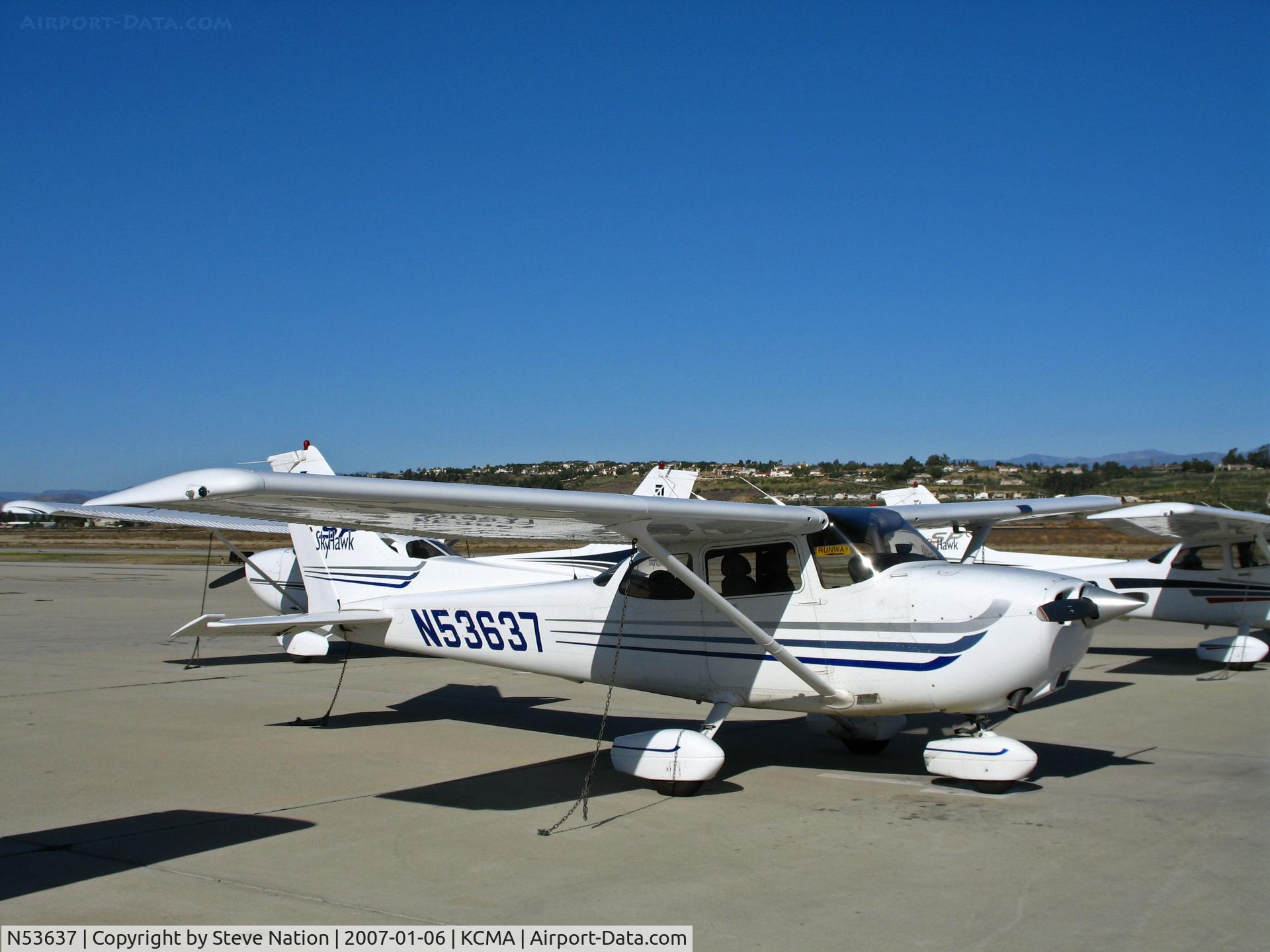 N53637, 2003 Cessna 172S C/N 172S9416, 2003 Cessna 172S at Camarillo Airport (CA) home base on sunny, balmy January day