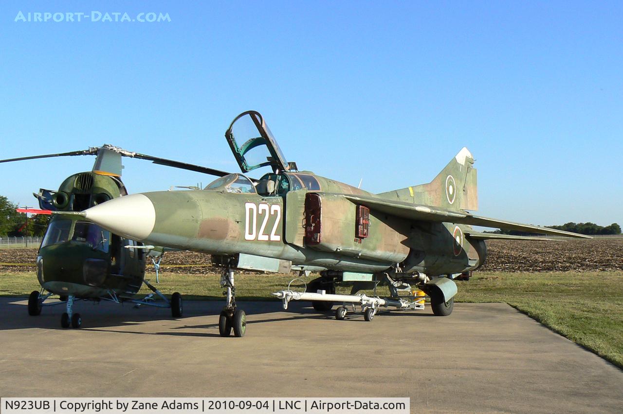 N923UB, Mikoyan-Gurevich MiG-23UB C/N A1037622, At Lancaster Municipal - Warbirds on Parade Fly-in.