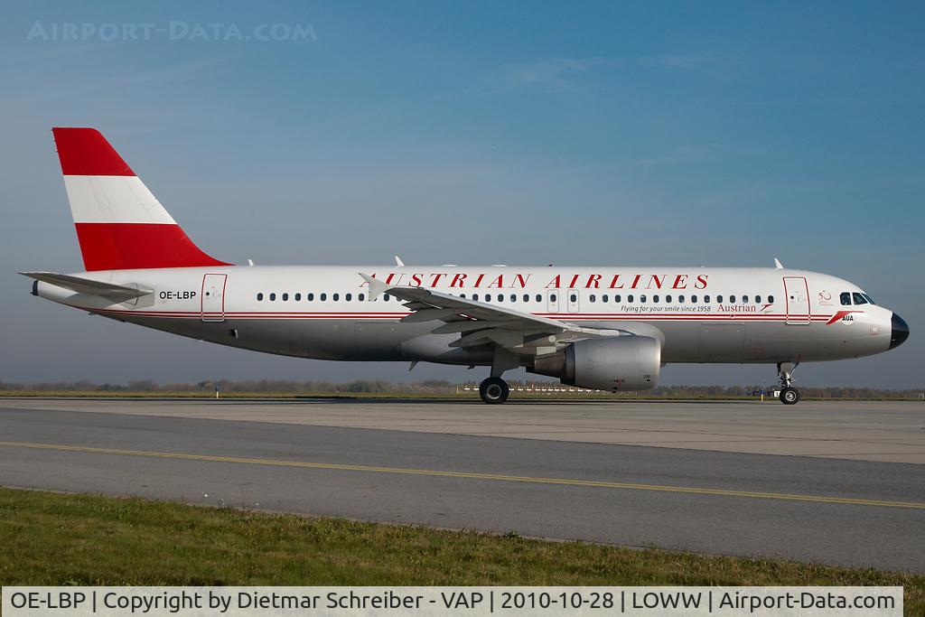 OE-LBP, 1998 Airbus A320-214 C/N 797, Austrian Airlines Airbus320