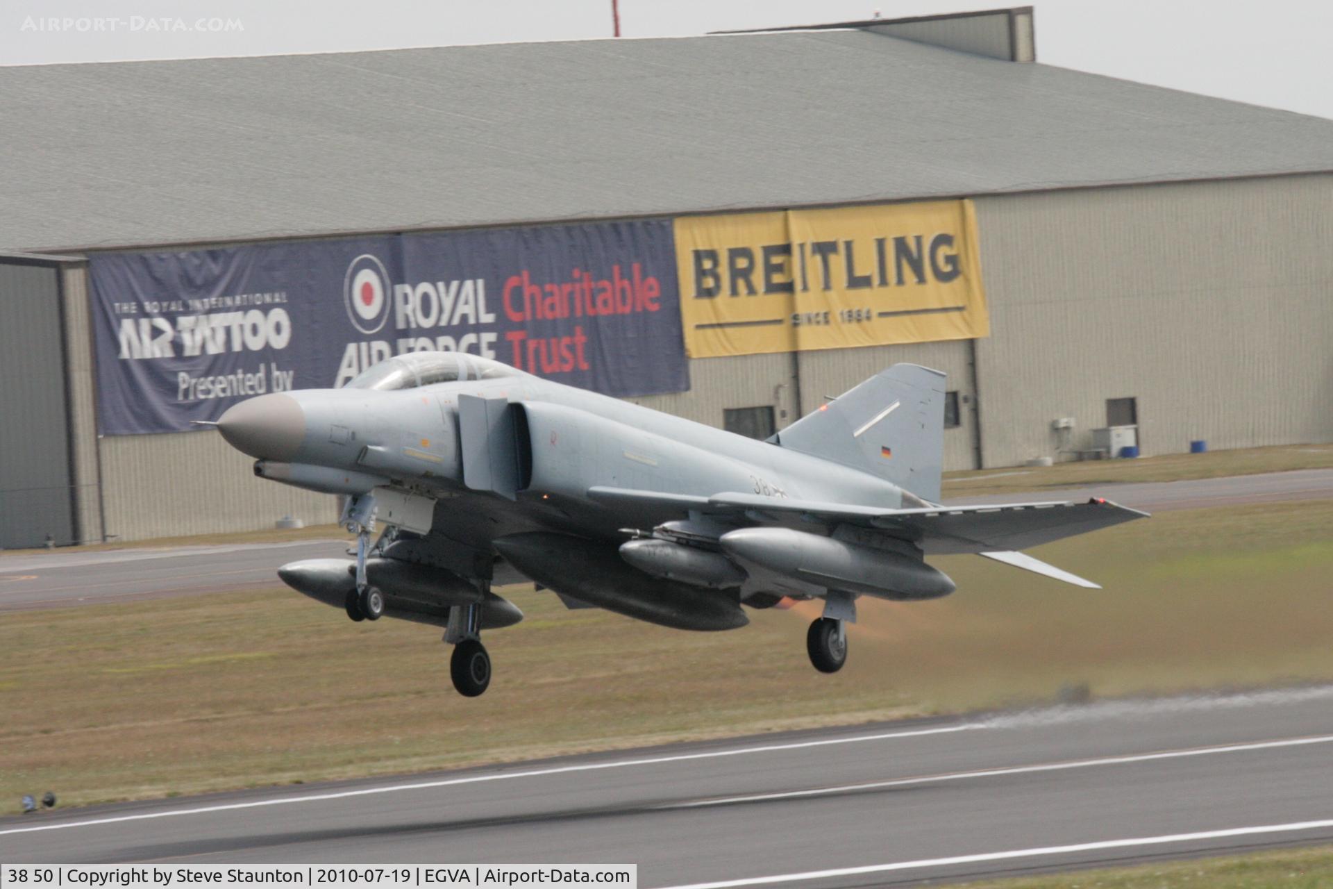 38 50, 1972 McDonnell Douglas F-4F Phantom II C/N 4752, Taken at the Royal International Air Tattoo 2010