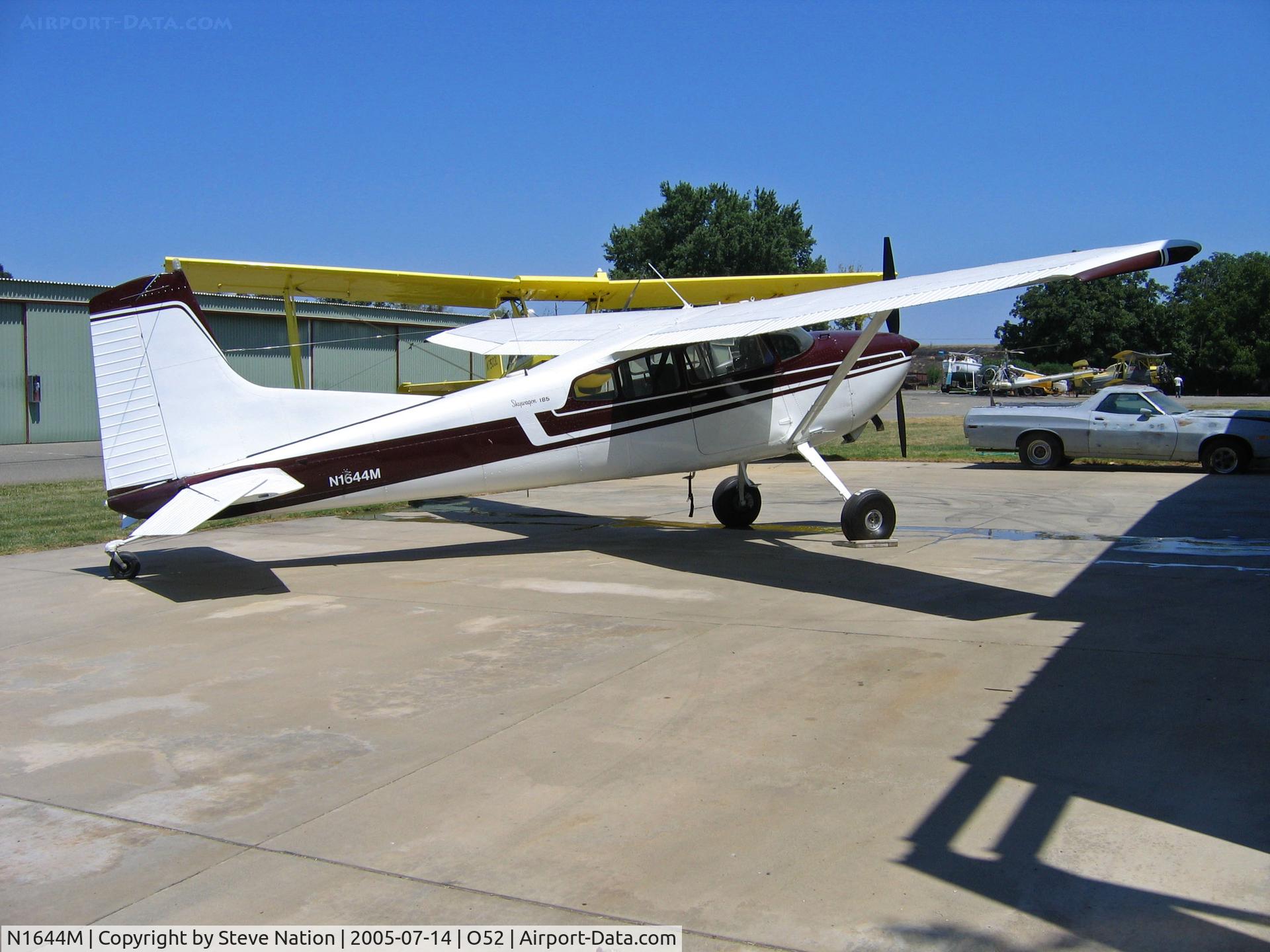 N1644M, 1970 Cessna A185E Skywagon 185 C/N 18501847, Locally-based 1970 Cessna A185E at Yuba City, CA (now flies out of Jackson Hole, WY in new red/white cs)