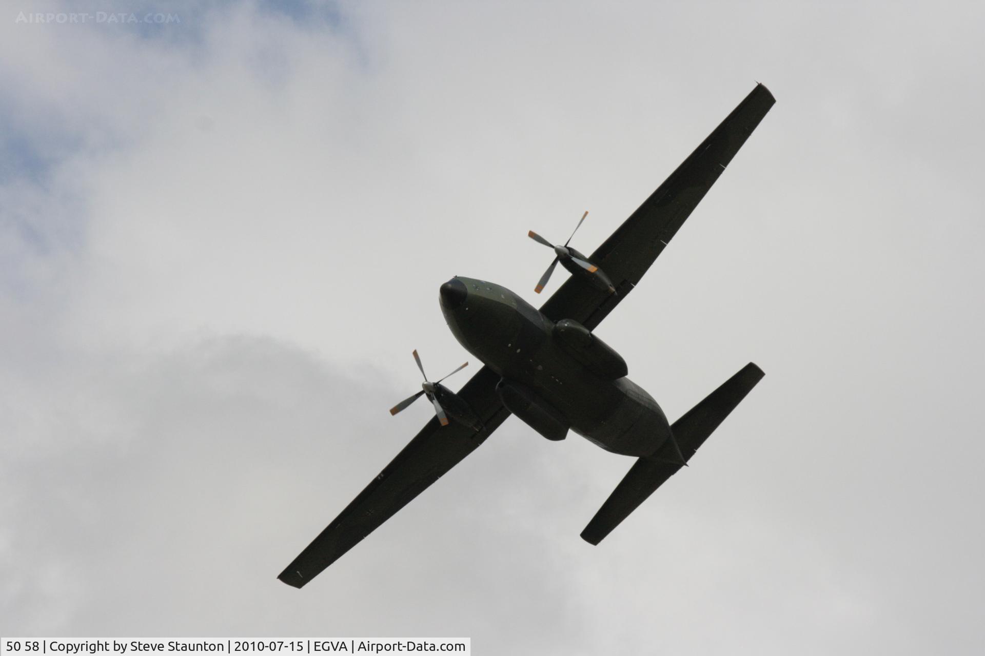 50 58, Transall C-160D C/N D80, Taken at the Royal International Air Tattoo 2010