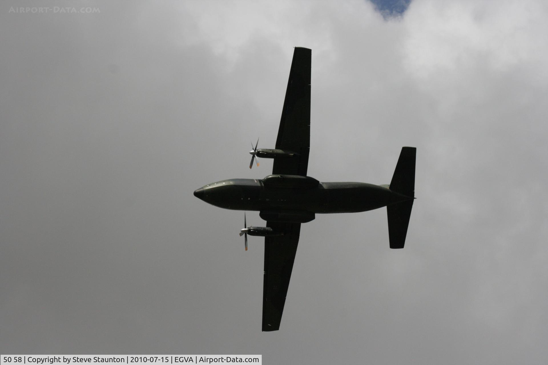 50 58, Transall C-160D C/N D80, Taken at the Royal International Air Tattoo 2010