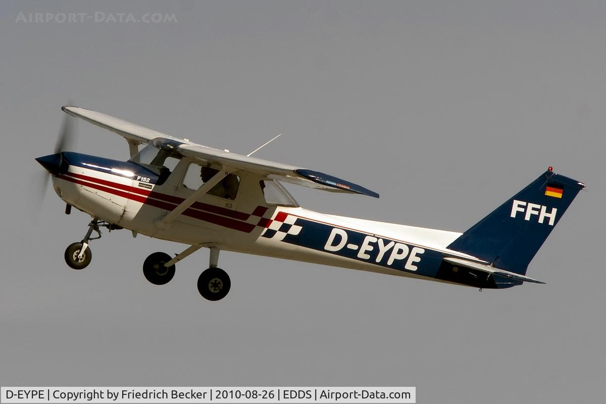 D-EYPE, 1977 Reims 152 C/N F15201441, departure from Stuttgart