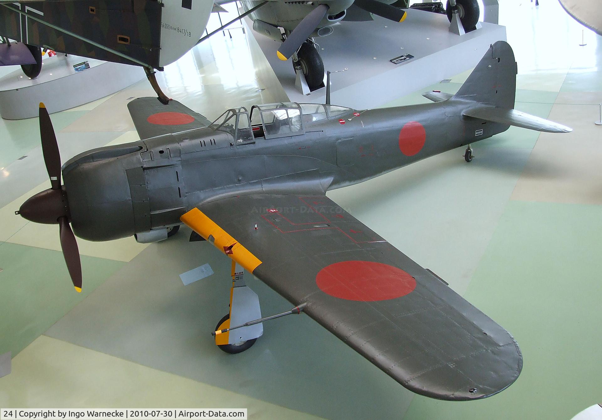 24, 1944 Kawasaki Ki 100-1B C/N 16336, Kawasaki Ki-100-1b  at the RAF Museum, Hendon