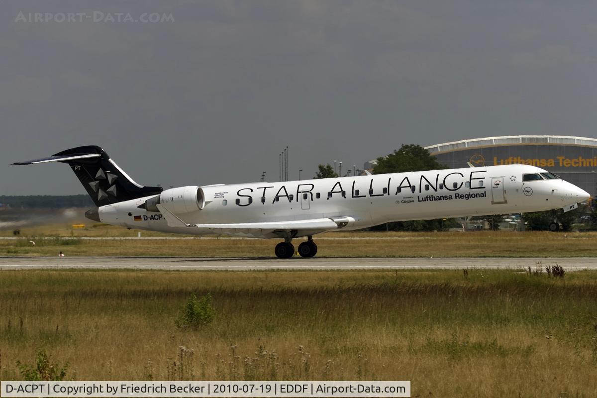 D-ACPT, 2003 Canadair CRJ-701ER (CL-600-2C10) Regional Jet C/N 10103, departing via RW18W
