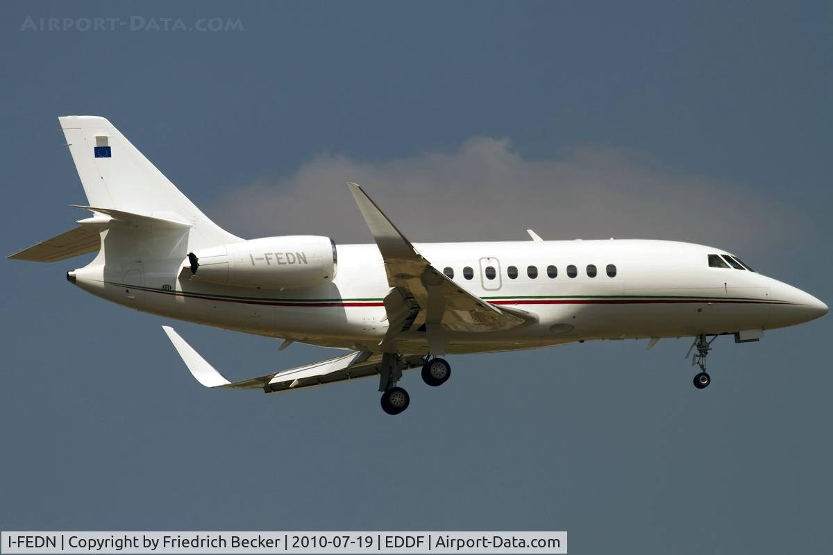 I-FEDN, 2009 Dassault Falcon 2000LX C/N 204, on final RW07R