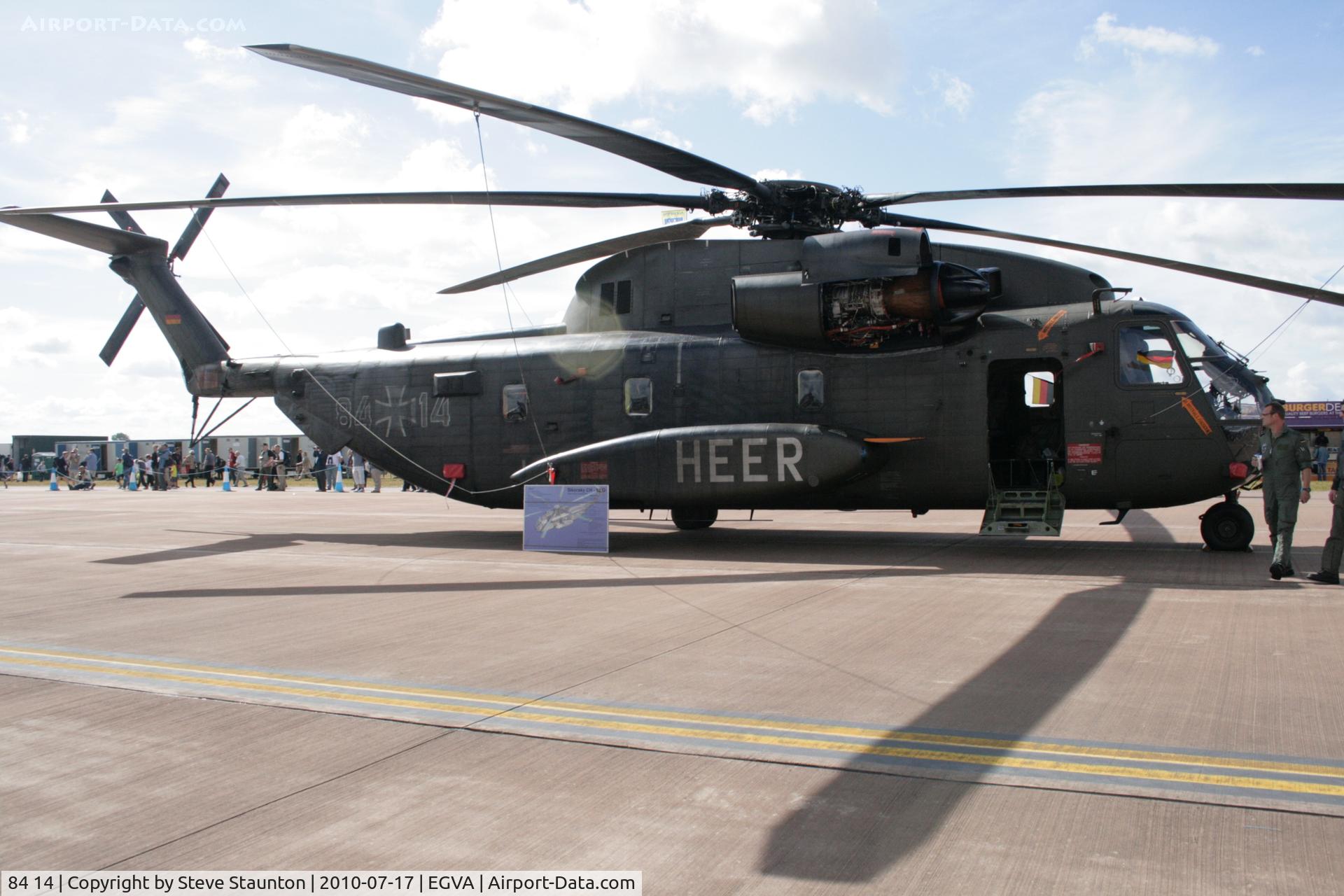 84 14, Sikorsky (VFW-Fokker) CH-53G C/N V65-012, Taken at the Royal International Air Tattoo 2010