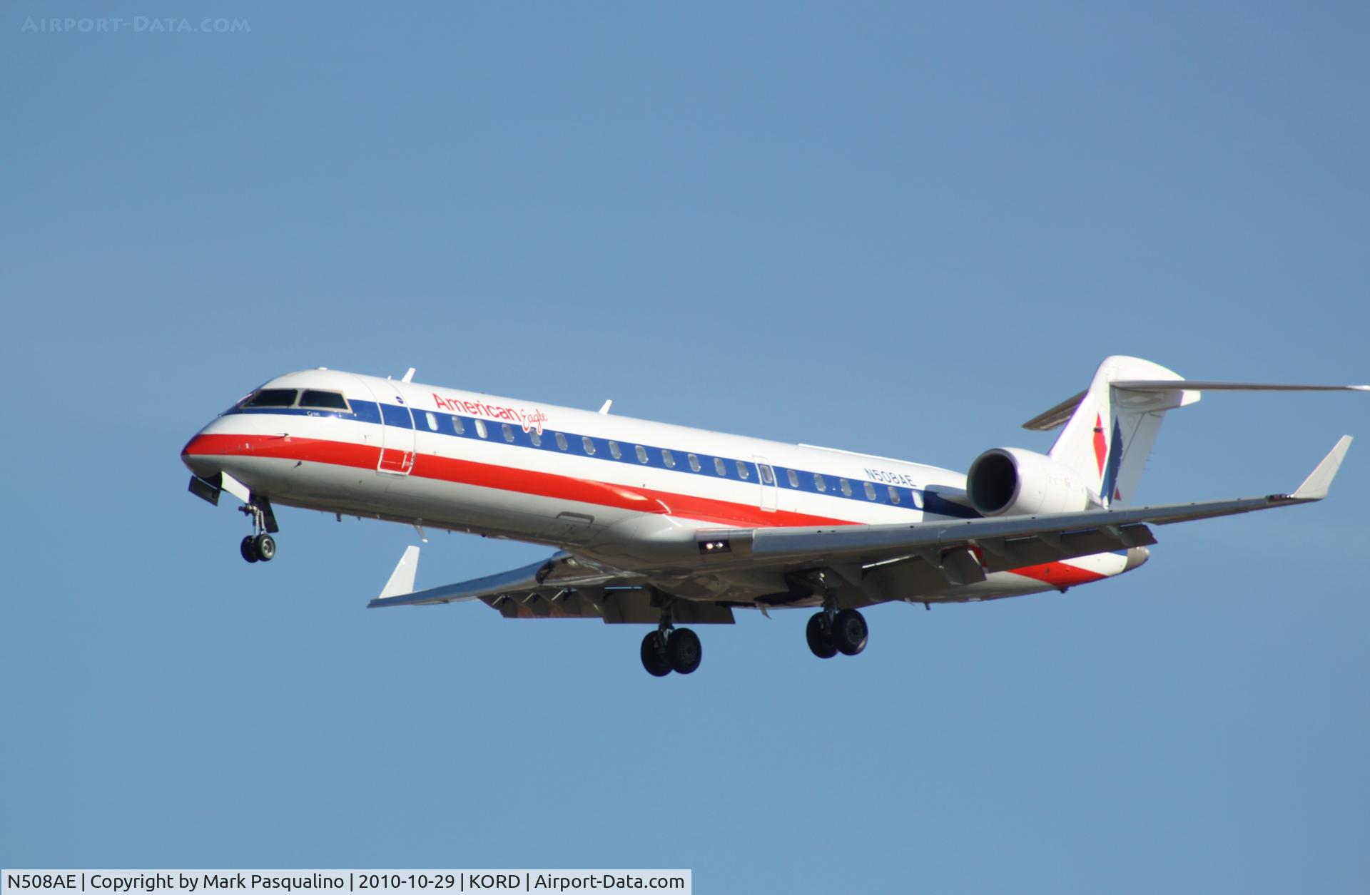 N508AE, 2002 Bombardier CRJ-701ER (CL-600-2C10) Regional Jet C/N 10072, CL-600-2C10