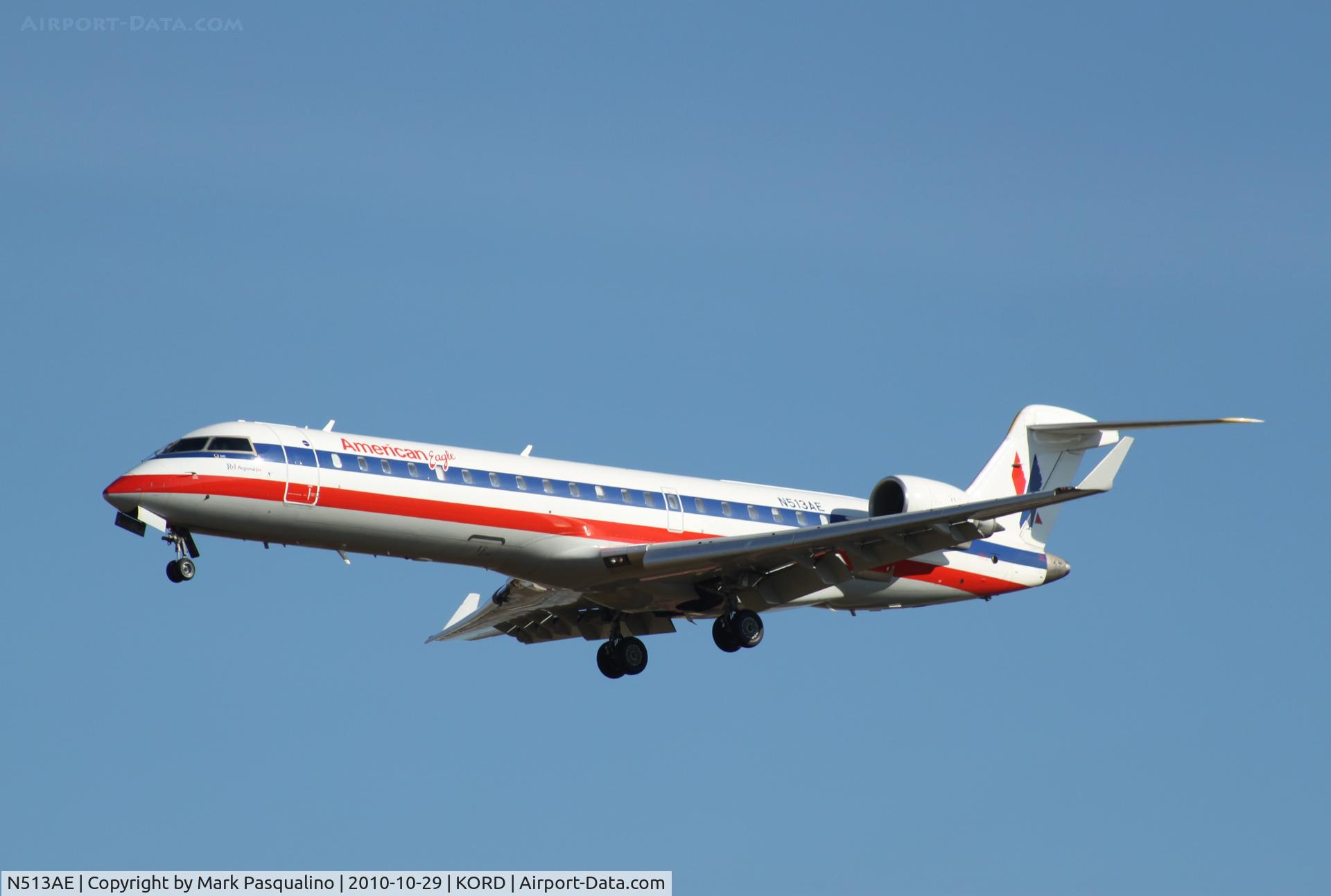 N513AE, 2003 Bombardier CRJ-701 (CL-600-2C10) Regional Jet C/N 10114, CL-600-2C10