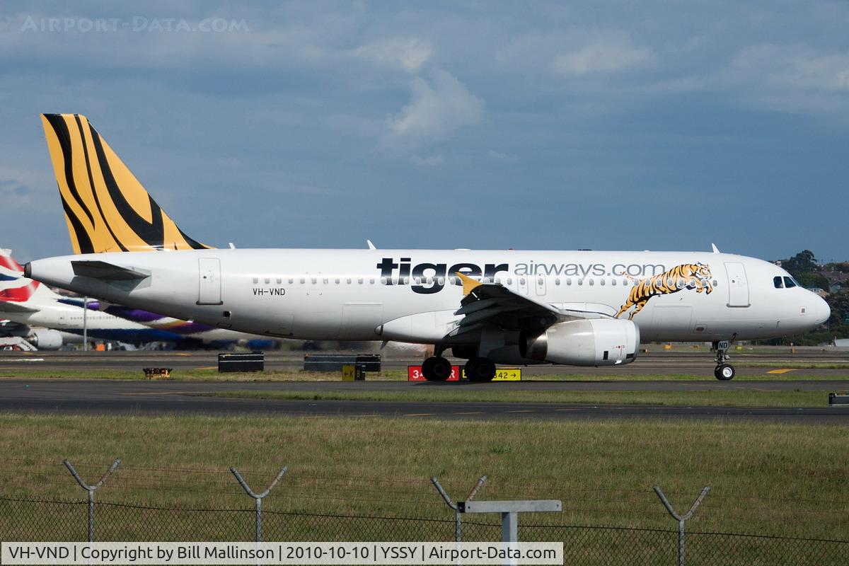 VH-VND, 2007 Airbus A320-232 C/N 3296, Dont try and grab that tiger by the tail!