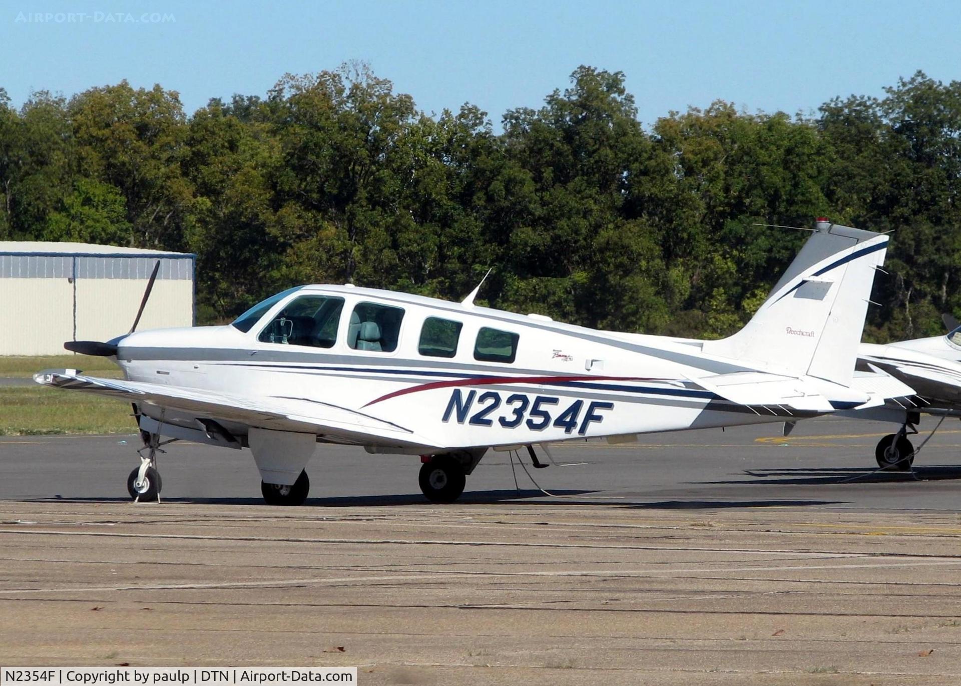 N2354F, 1998 Raytheon Aircraft Company A36 Bonanza C/N E-3154, At Downtown Shreveport.
