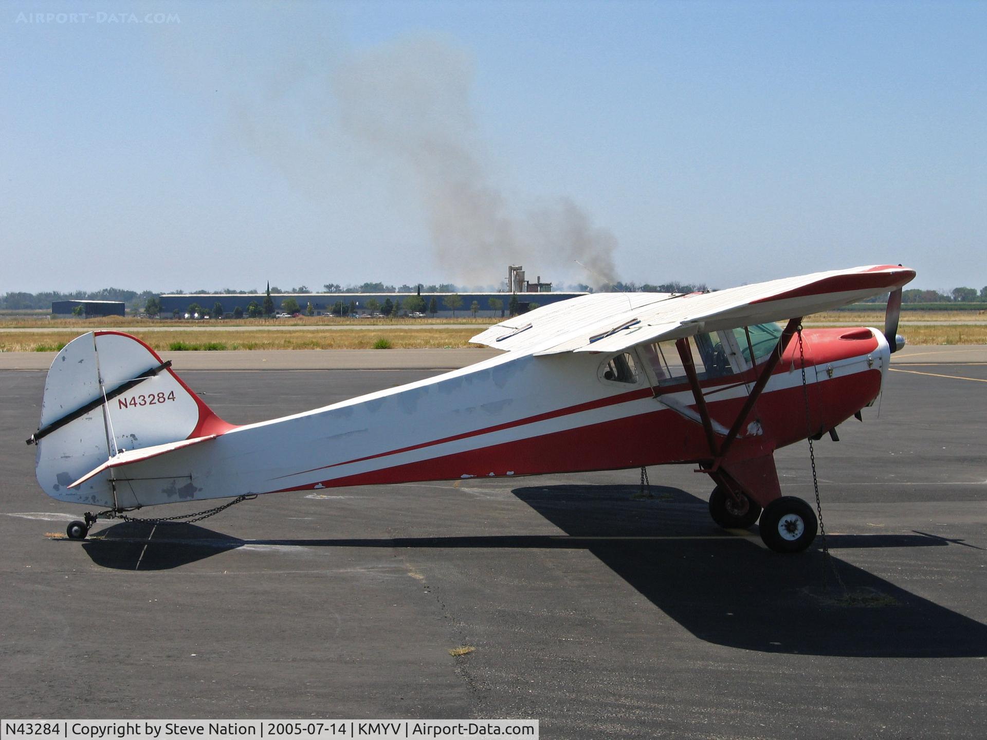 N43284, 1946 Taylorcraft BC12-D C/N 6943, 1946 Taylorcraft BC-12D @ Marysville, CA