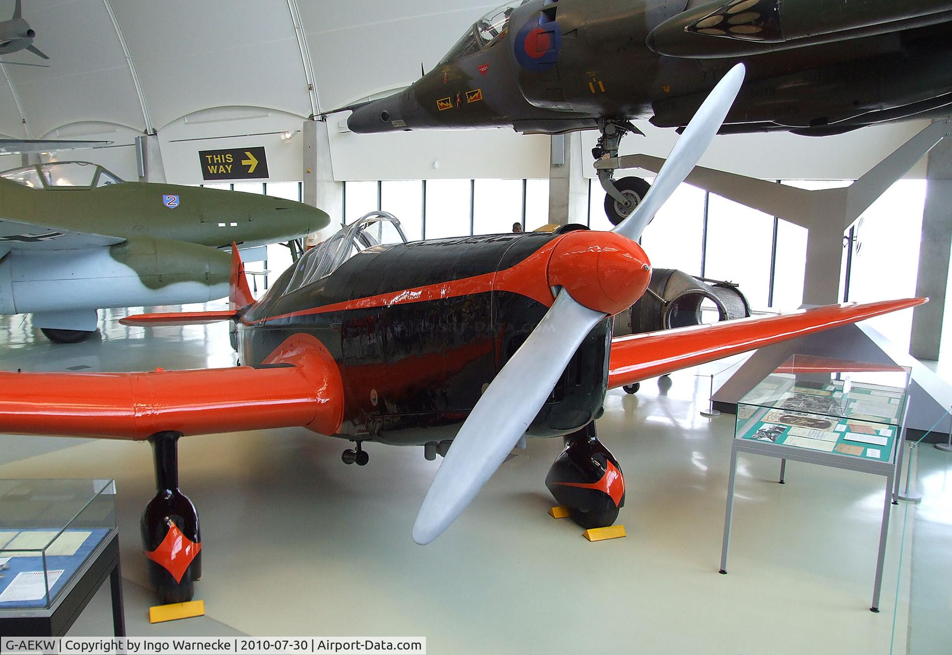G-AEKW, Miles M12 Mohawk C/N 298, Miles M.12 Mohawk at the RAF Museum, Hendon