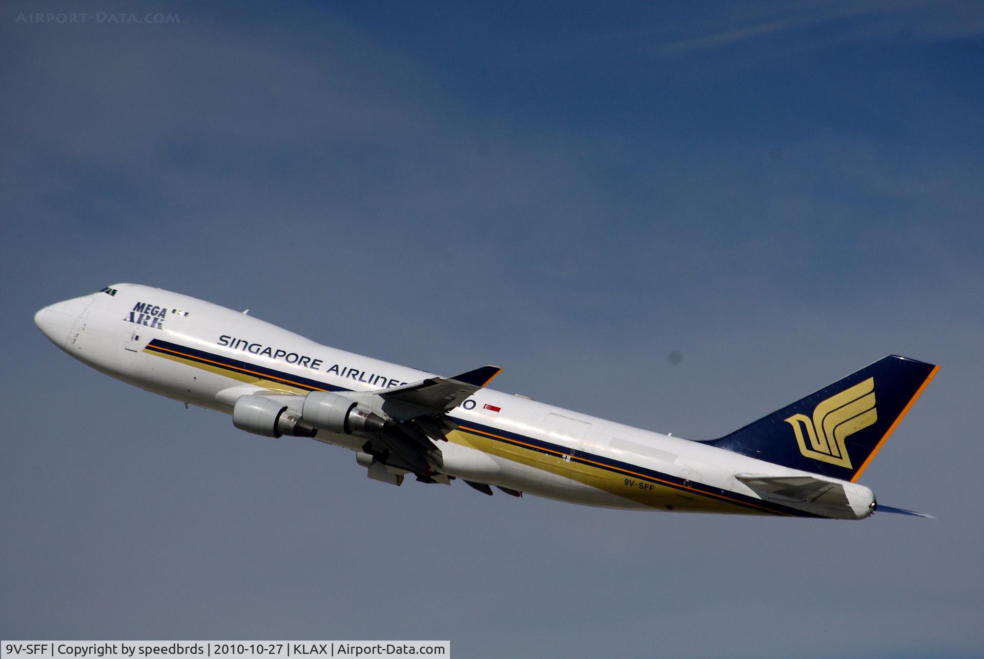 9V-SFF, 1997 Boeing 747-412F/SCD C/N 28026, Singapore Airlines Cargo (Mega Arc)