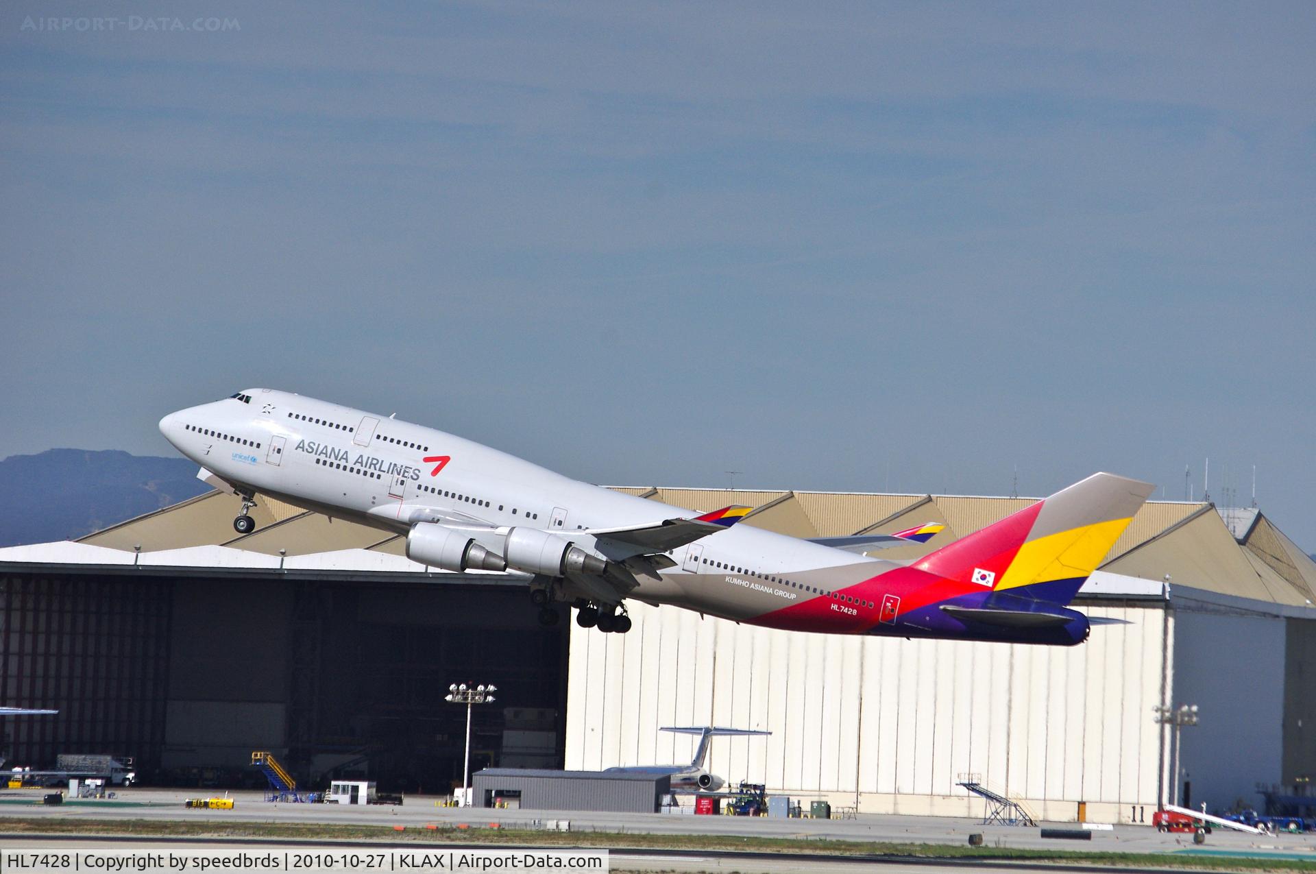 HL7428, 1998 Boeing 747-48E C/N 28552, Asiana Airlines