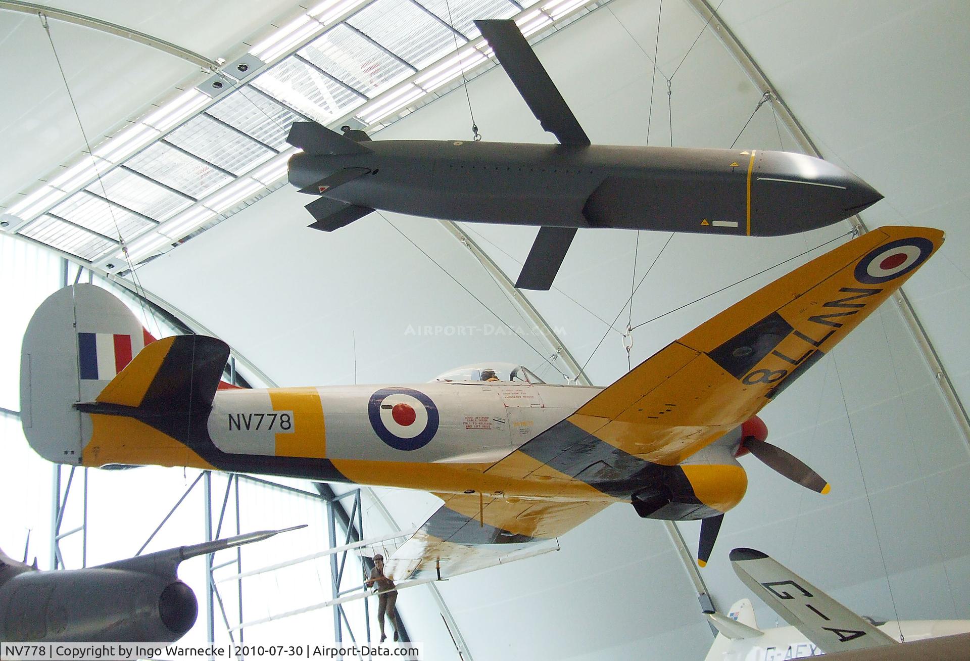NV778, Hawker Tempest TT.5 C/N Not found NV778, Hawker Tempest TT5 at the RAF Museum, Hendon