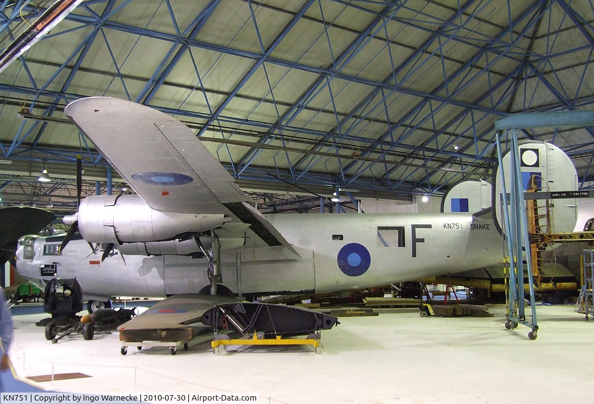 KN751, Consolidated B-24 Liberator C/N 6707L, Consolidated B-24L-20-FO Liberator at the RAF Museum, Hendon