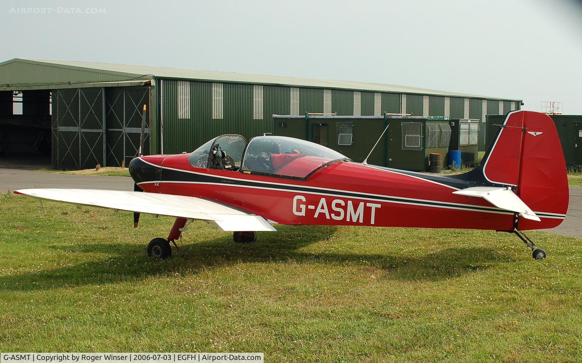 G-ASMT, 1964 Fairtravel Linnet 2 C/N 004, Rare aircraft visits Swansea Airport