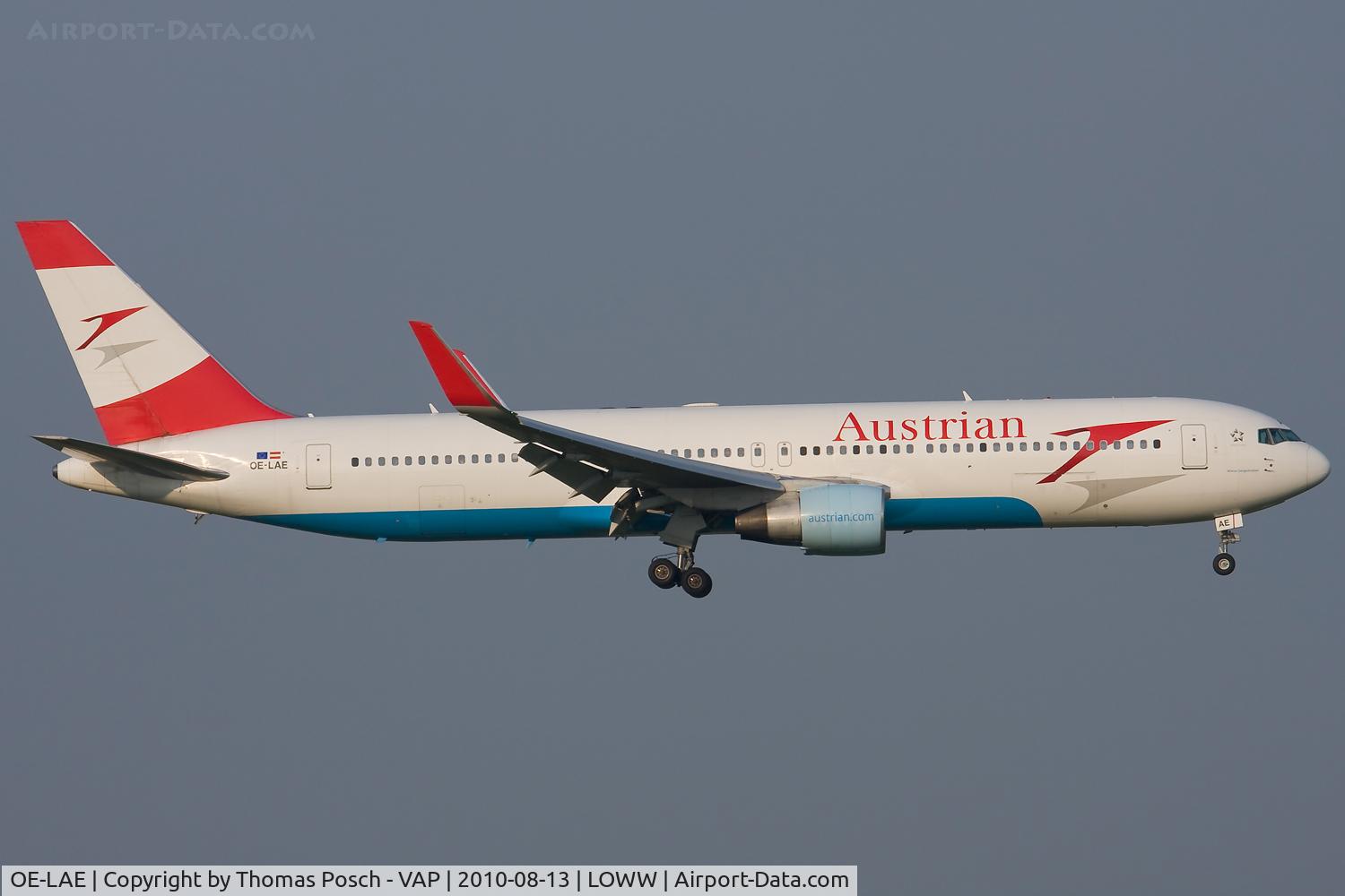 OE-LAE, 2000 Boeing 767-3Z9/ER C/N 30383, Austrian Airlines