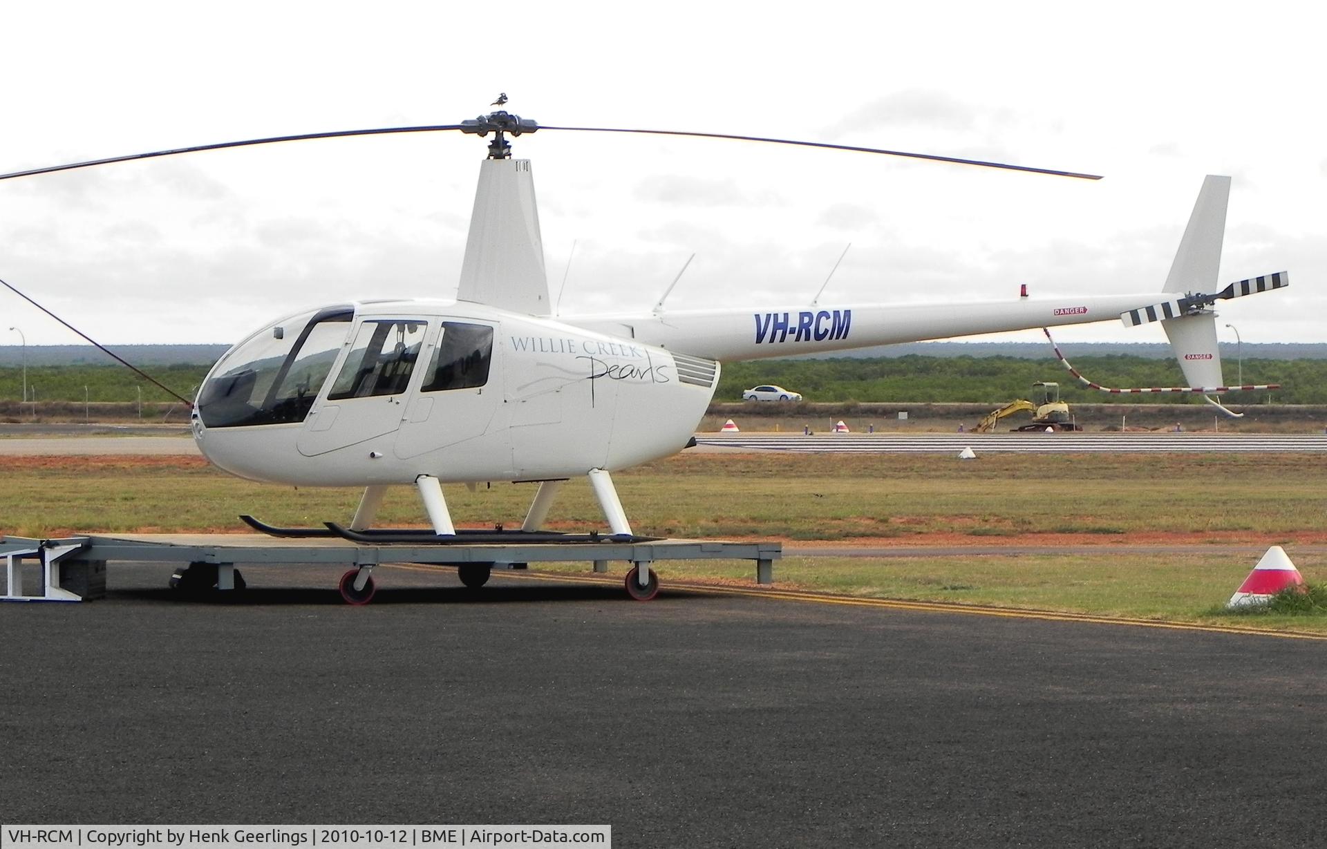 VH-RCM, Robinson R44 Raven C/N 1809, Willie Creek Pearls , Broome