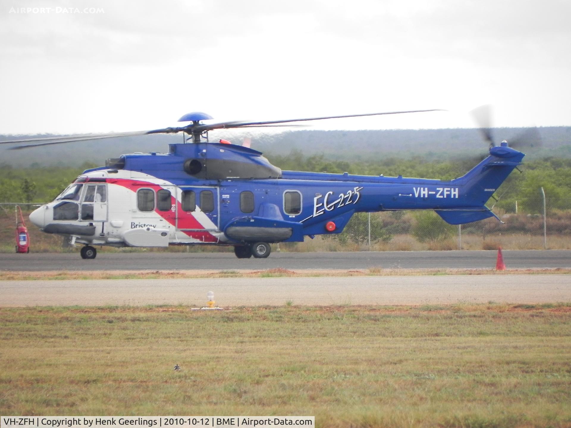 VH-ZFH, 2009 Eurocopter EC-225LP Super Puma Mk2+ C/N 2723, Bristow , Broome