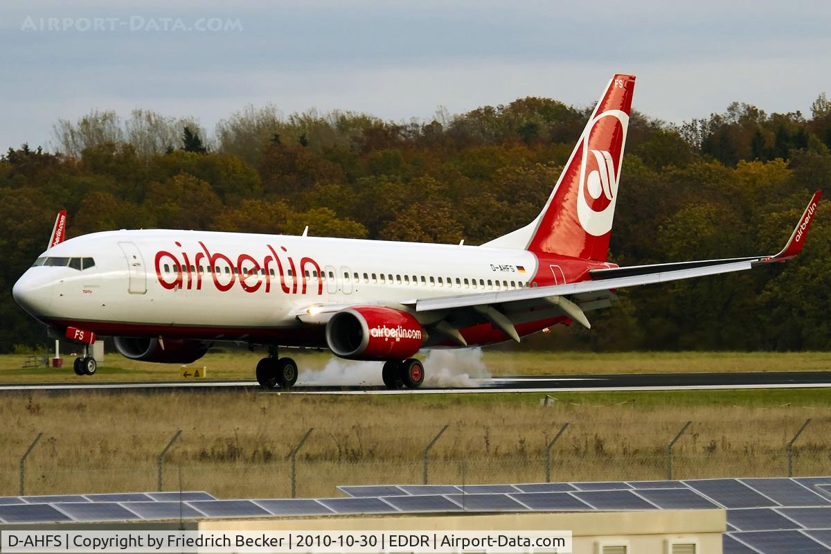 D-AHFS, 2000 Boeing 737-8K5 C/N 28623, touchdown