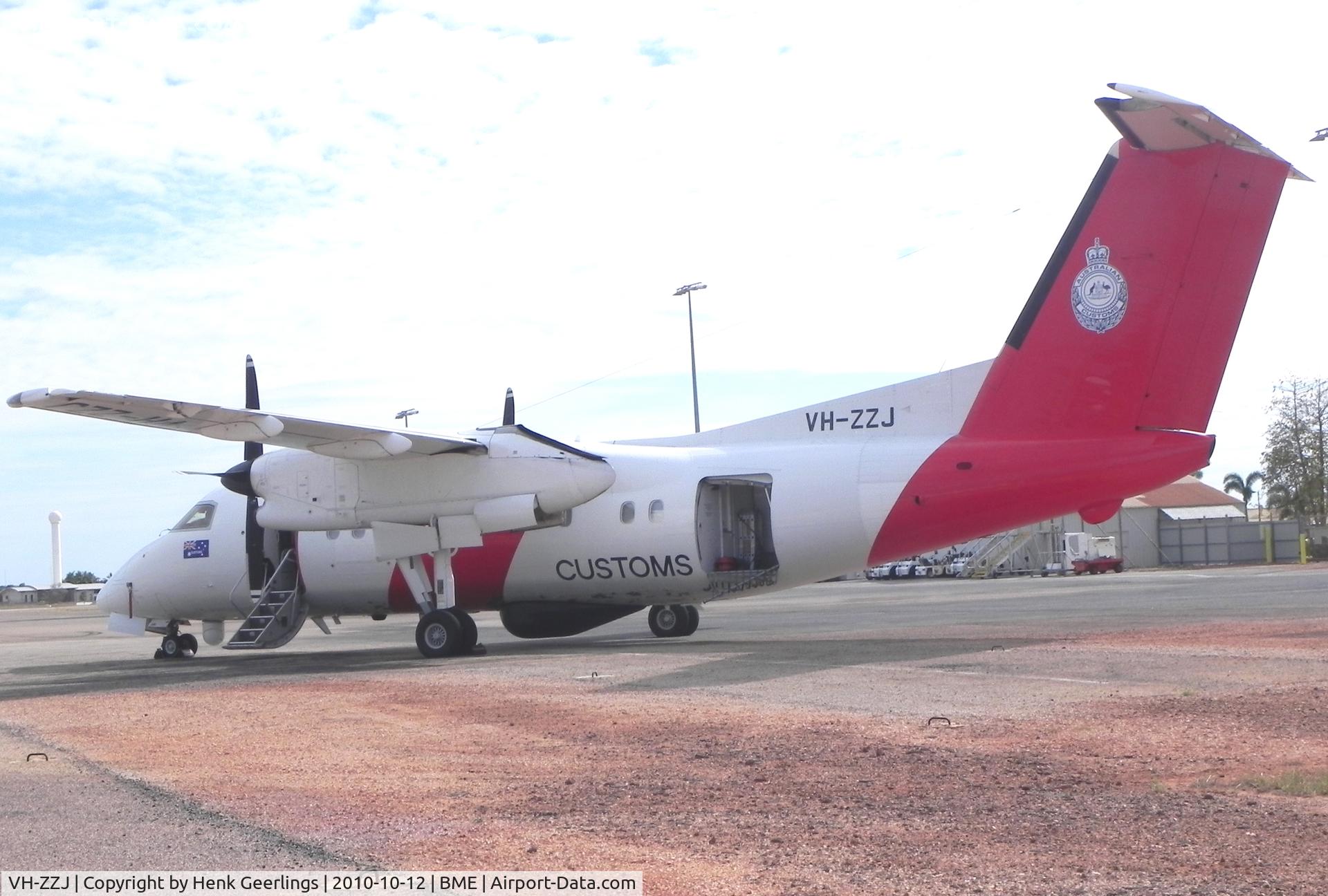 VH-ZZJ, 2000 De Havilland Canada DHC-8-202 Dash 8 C/N 551, Surveillance Australia , Broome