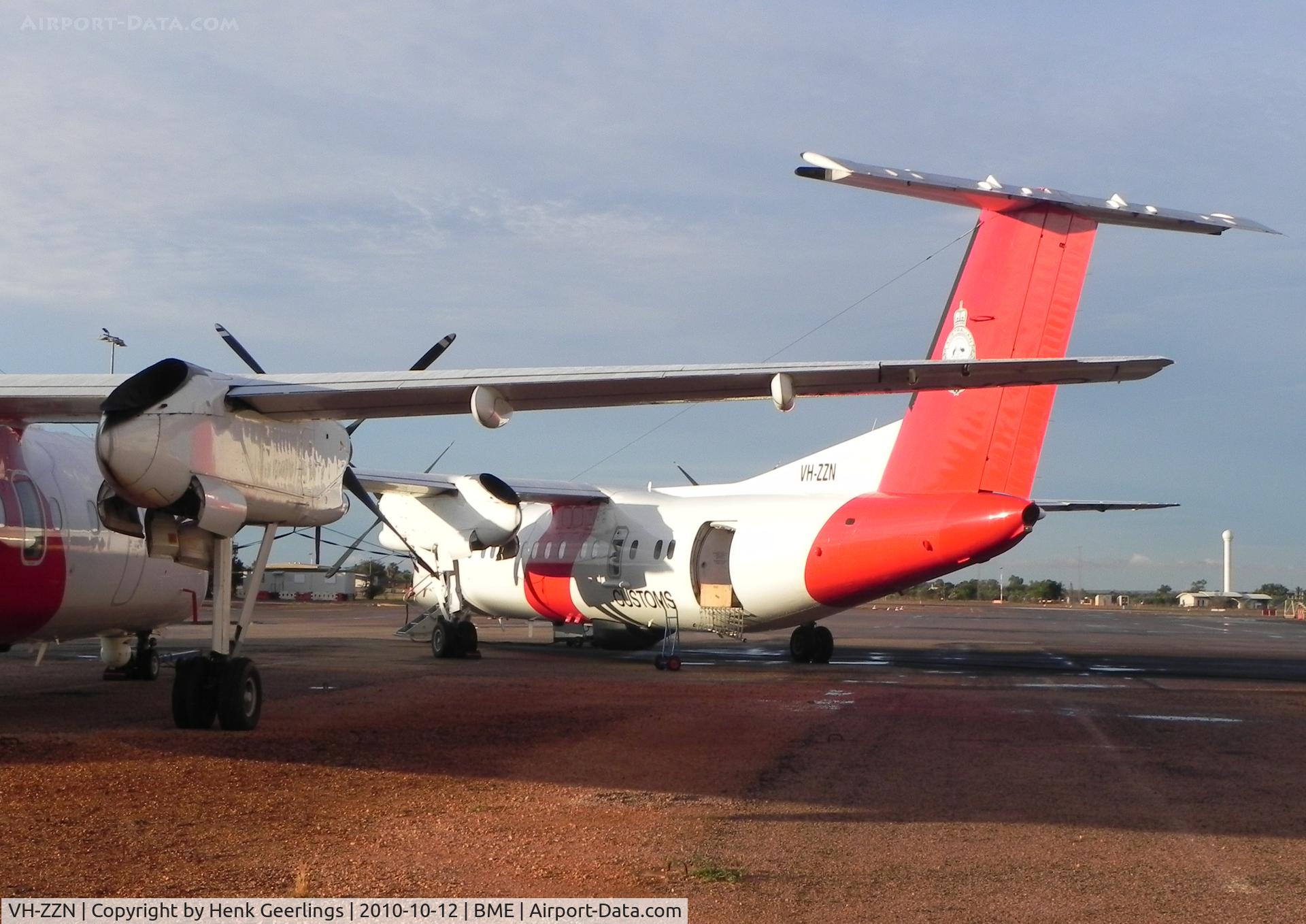 VH-ZZN, De Havilland Canada DHC-8-315 Dash 8 C/N 399, Surveillance Australia , Broome