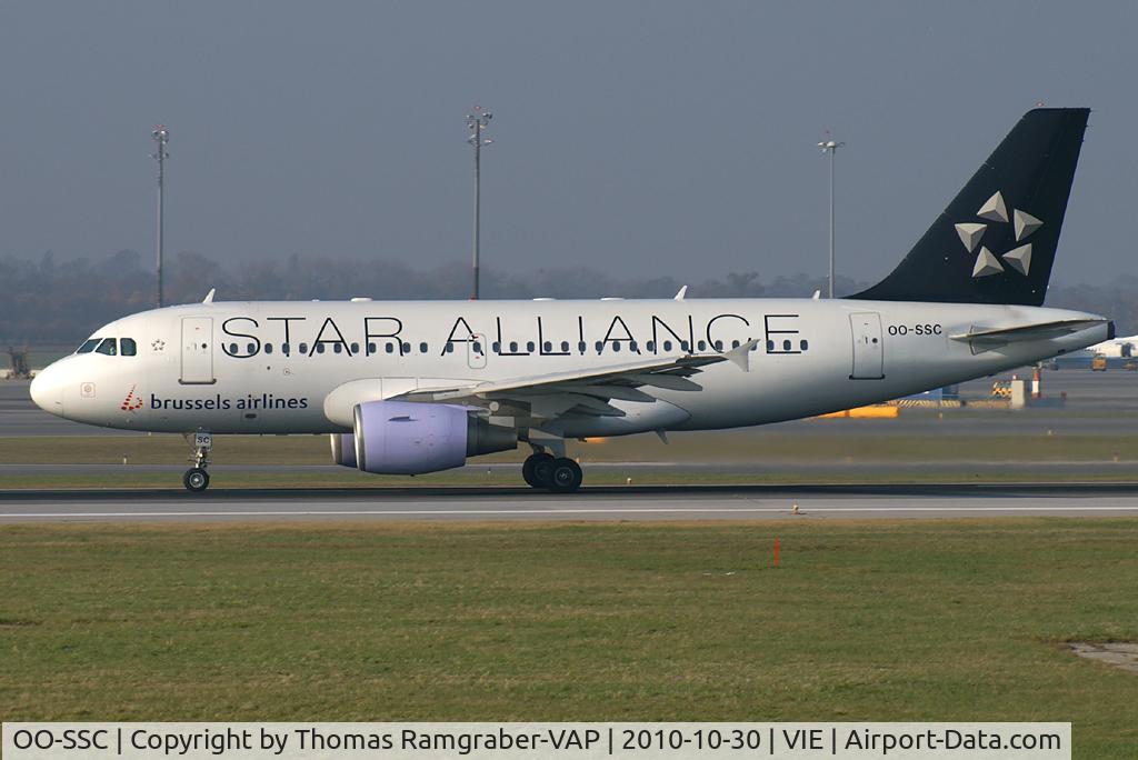 OO-SSC, 1999 Airbus A319-112 C/N 1086, Brussels Airlines Airbus A319