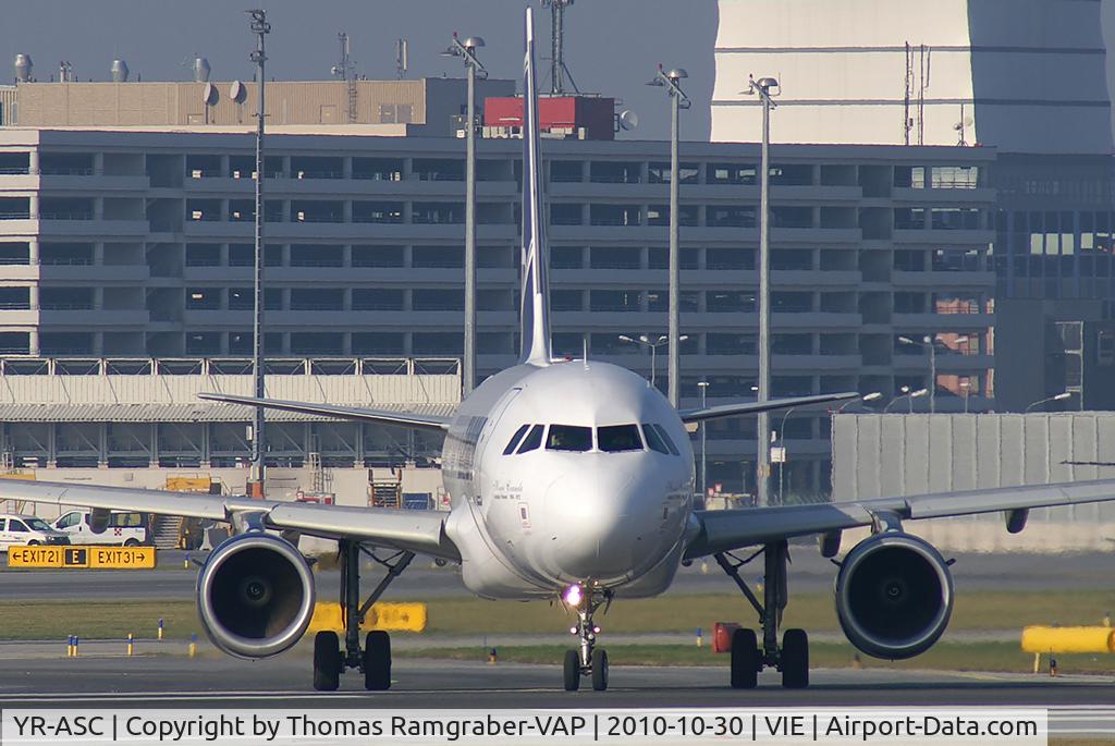 YR-ASC, 2007 Airbus A318-121 C/N 3220, Tarom Airbus A318