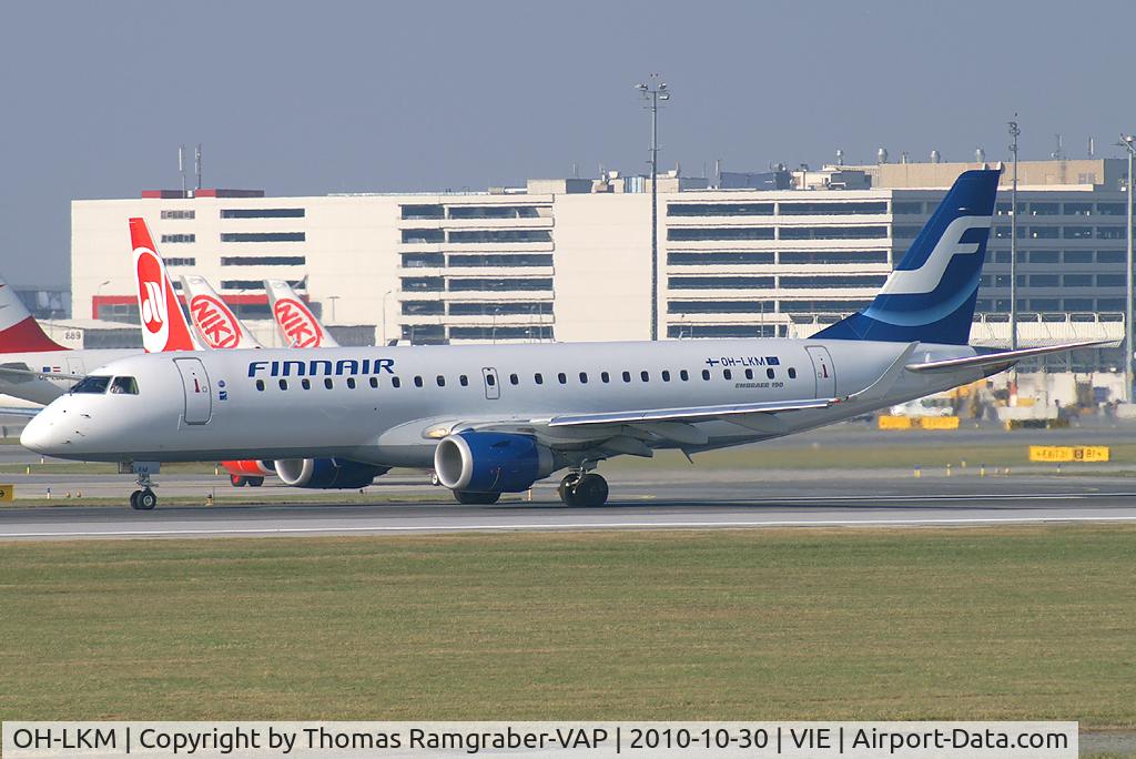 OH-LKM, 2008 Embraer 190LR (ERJ-190-100LR) C/N 19000160, Finnair Embraer 190