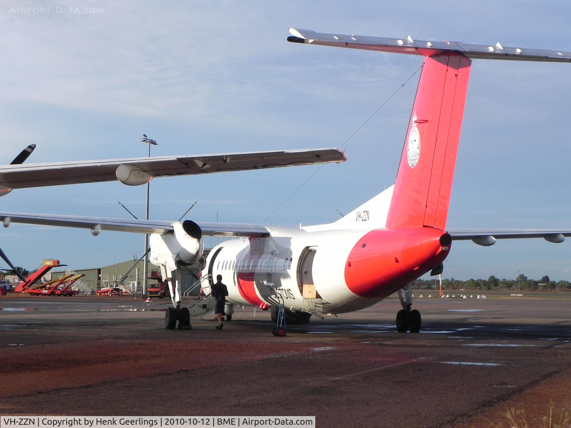 VH-ZZN, De Havilland Canada DHC-8-315 Dash 8 C/N 399, Surveillance Australia , Broome