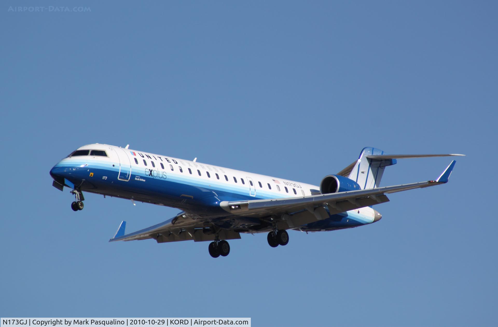 N173GJ, Bombardier CRJ-702 (CL-600-2C10) Regional Jet C/N 10287, CL-600-2C10