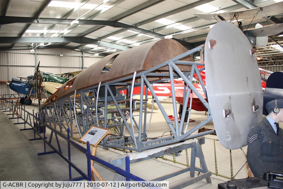 G-ACBR, Westland WALLACE C/N WA1822, on display at ShuttleWorth collection
