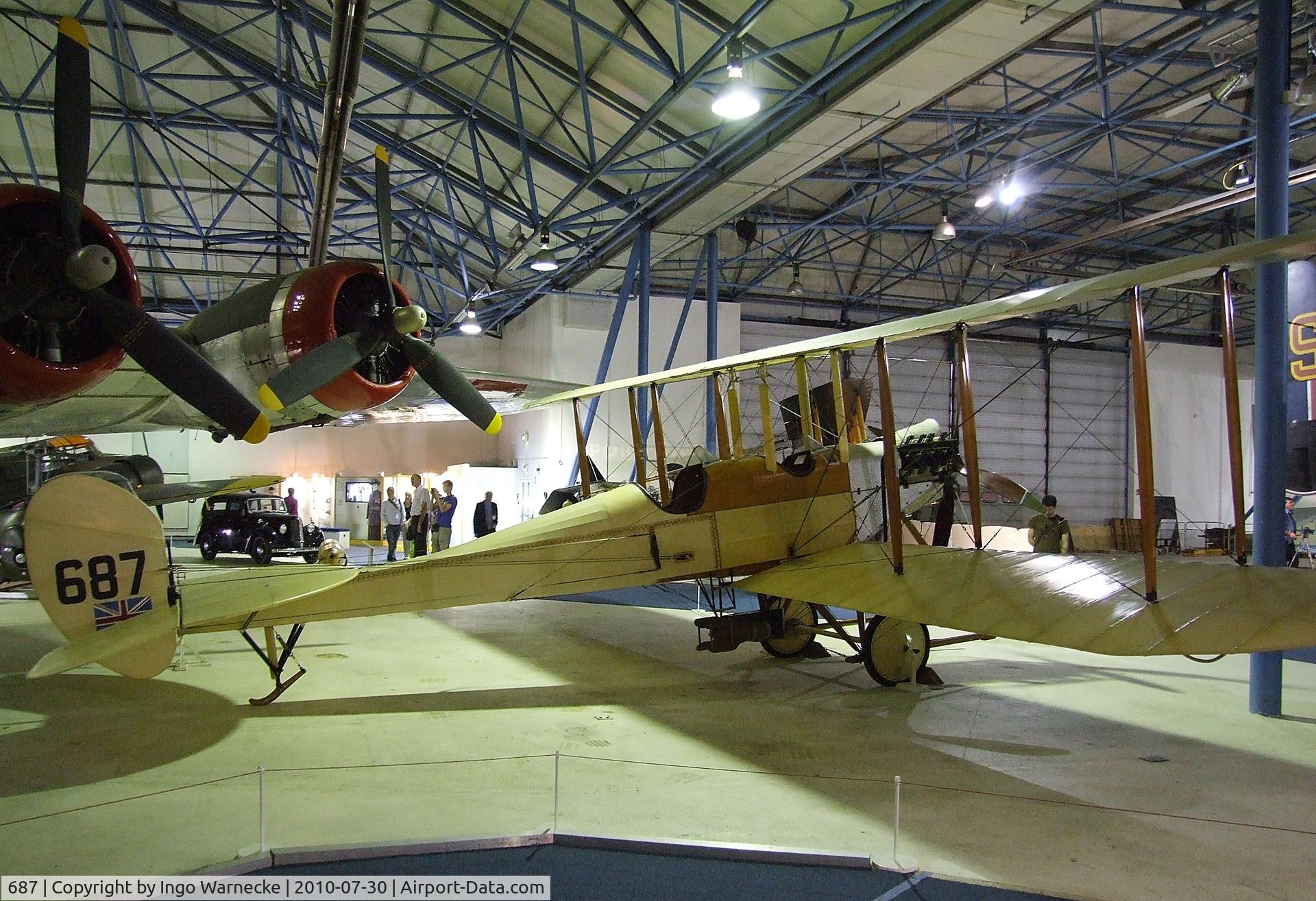 687, Royal Aircraft Factory Be-2b Replica C/N BAPC-181, Royal Aircraft Factory B.E.2b at the RAF Museum, Hendon