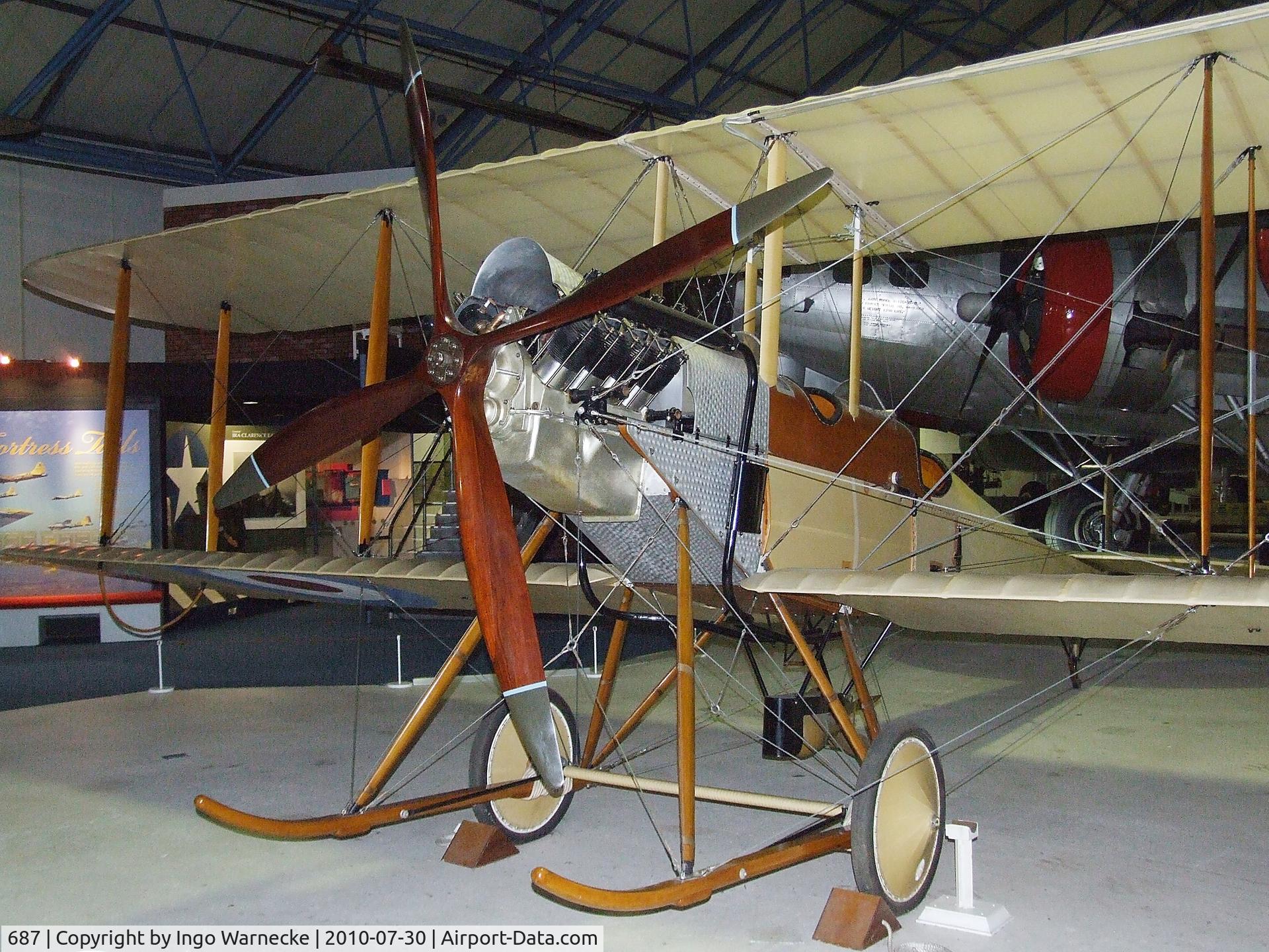687, Royal Aircraft Factory Be-2b Replica C/N BAPC-181, Royal Aircraft Factory B.E.2b at the RAF Museum, Hendon