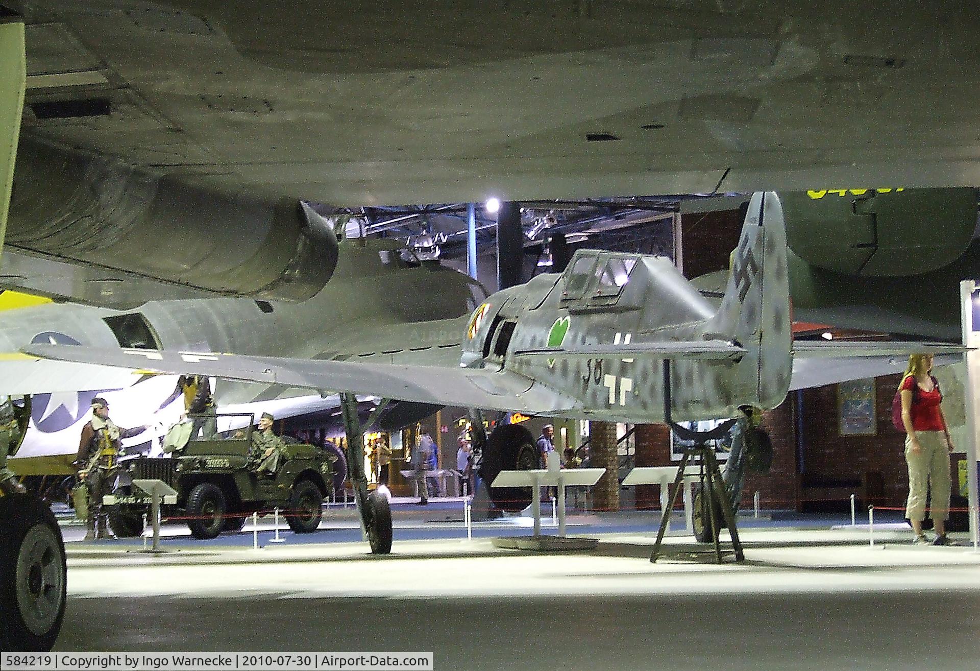 584219, Focke-Wulf Fw-190F-8/U1 C/N 584219, Focke-Wulf Fw 190A-8/U-1 two-seater conversion at the RAF Museum, Hendon