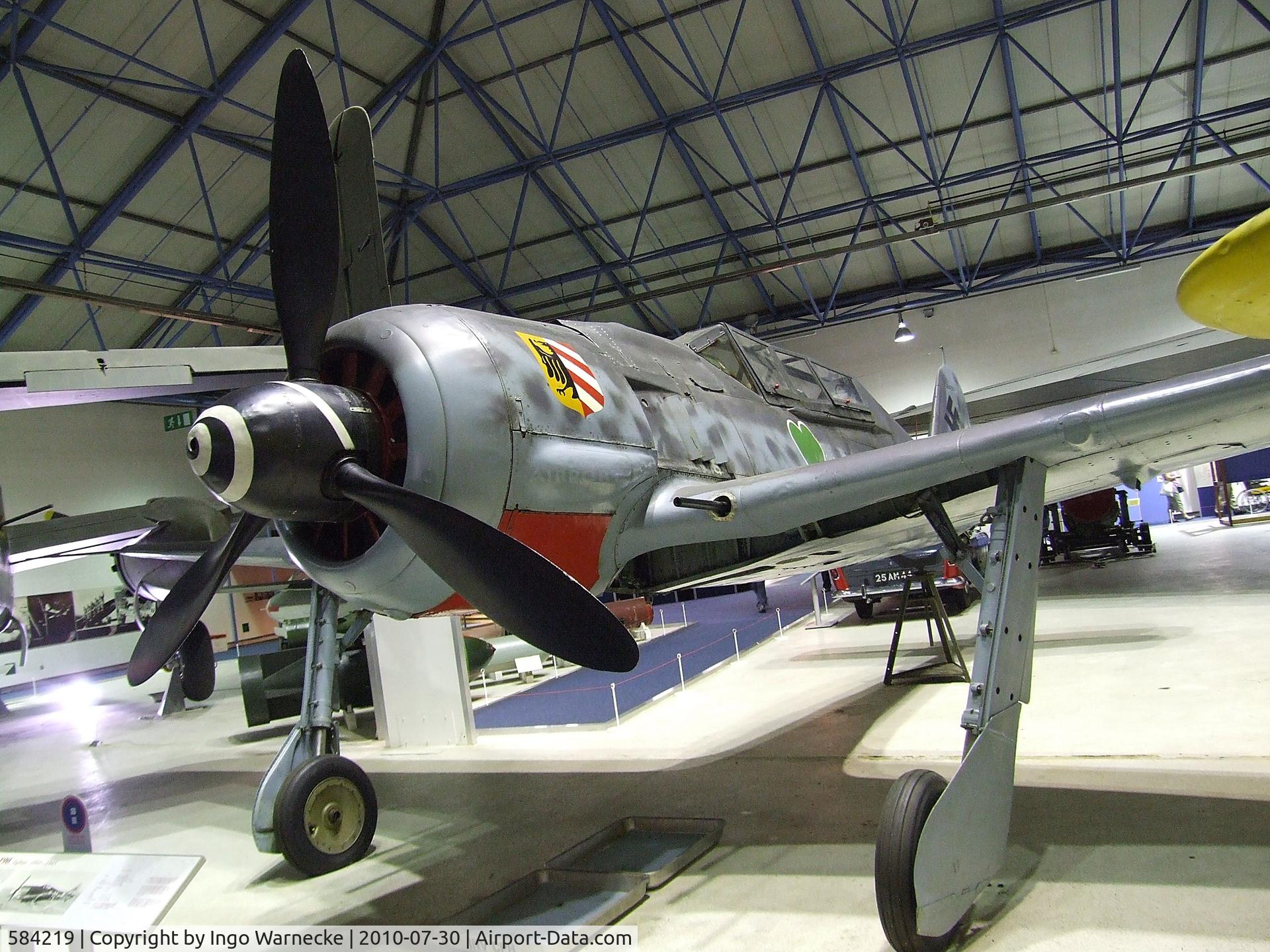 584219, Focke-Wulf Fw-190F-8/U1 C/N 584219, Focke-Wulf Fw 190A-8/U-1 two-seater conversion at the RAF Museum, Hendon