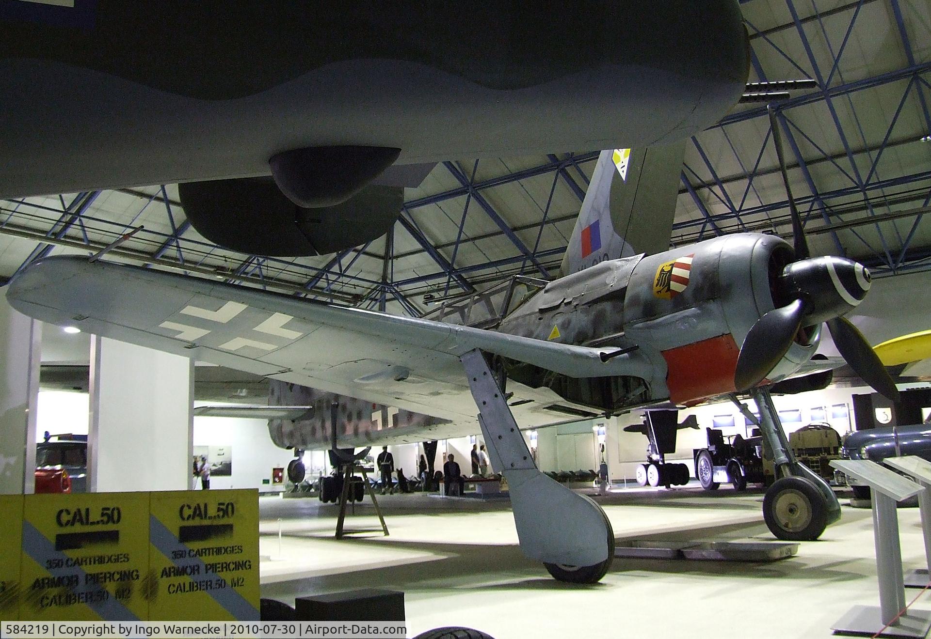 584219, Focke-Wulf Fw-190F-8/U1 C/N 584219, Focke-Wulf Fw 190A-8/U-1 two-seater conversion at the RAF Museum, Hendon