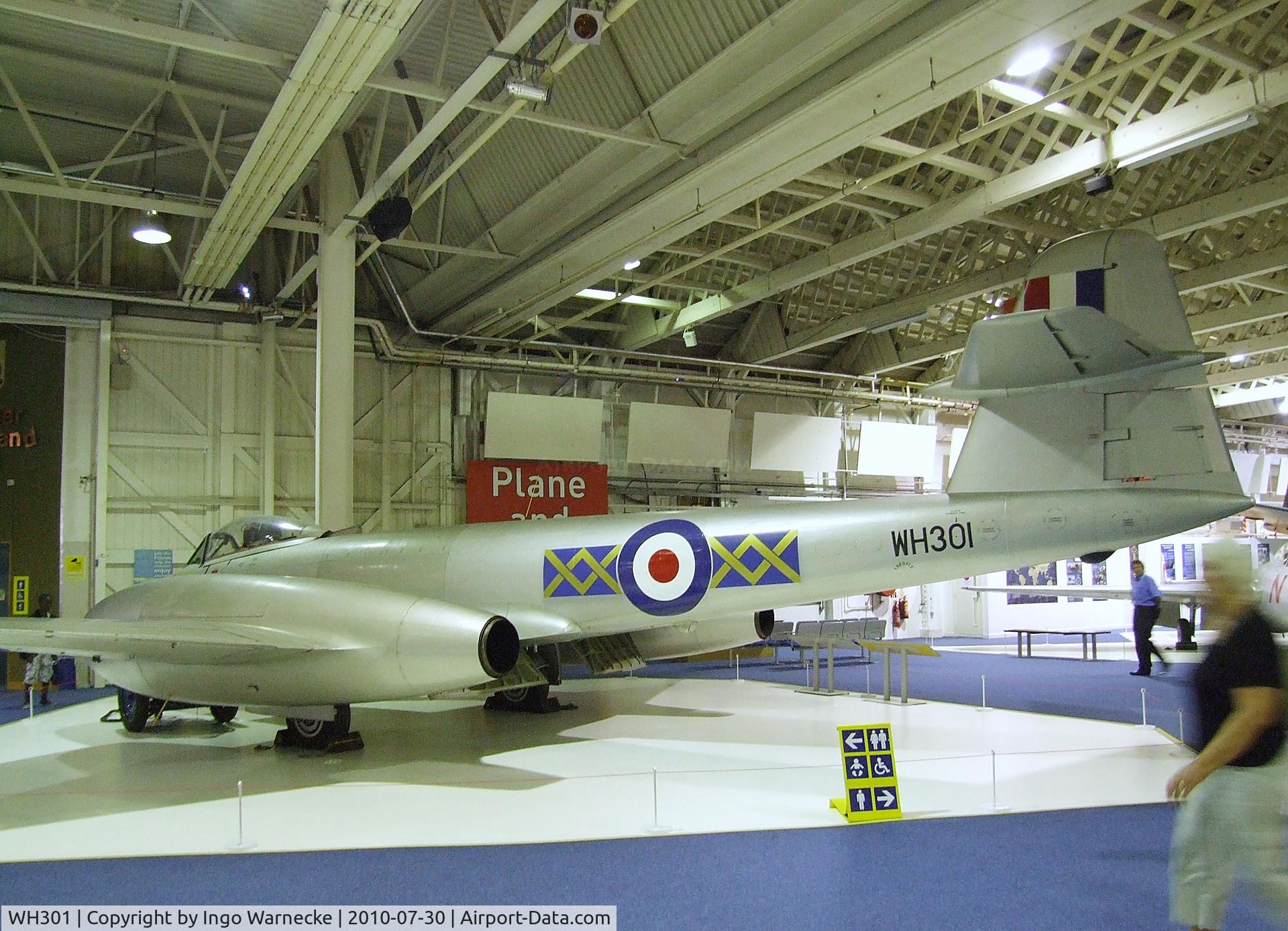 WH301, Gloster Meteor F.8 C/N Not found WH301, Gloster Meteor F8 at the RAF Museum, Hendon